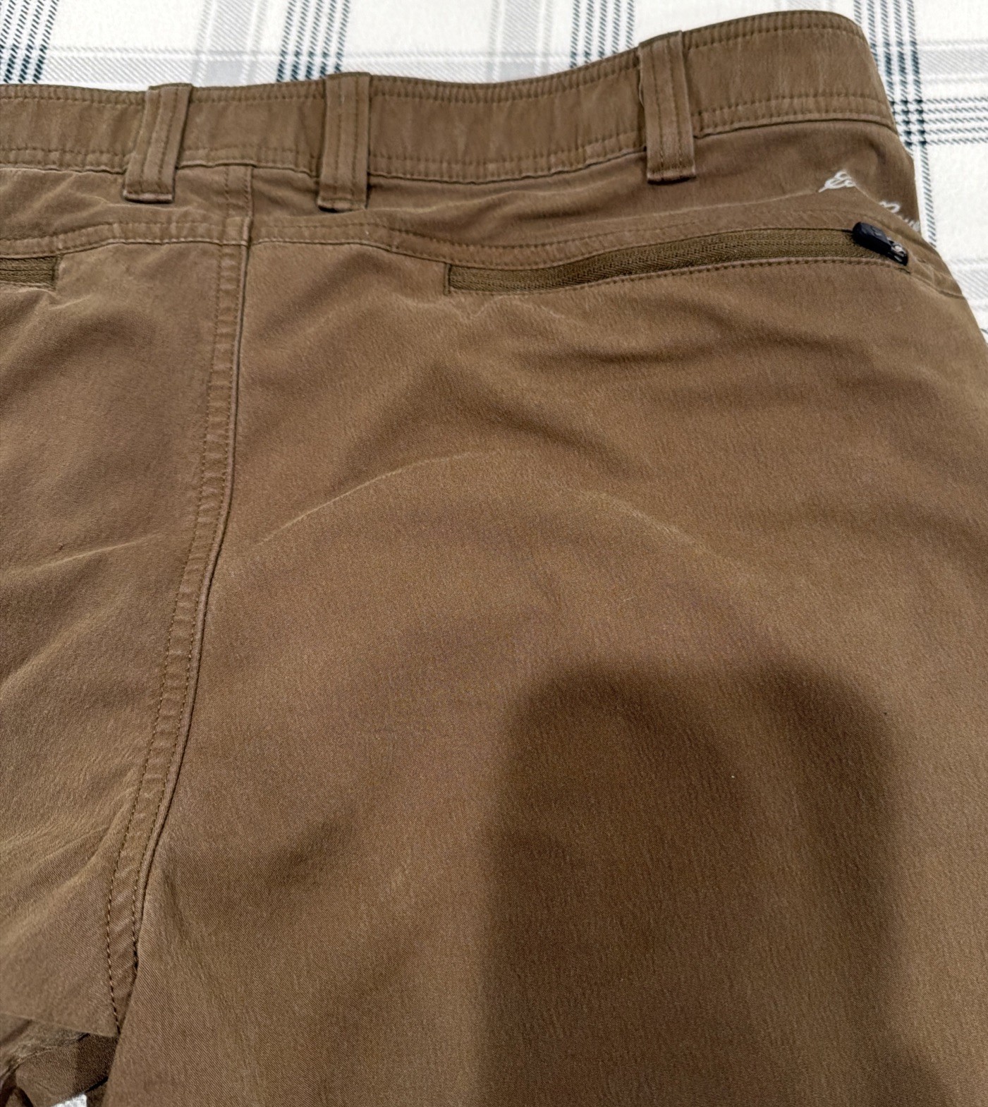 Eddie Bauer First Ascent Pants Men 36×30 Brown Guides Day Off Tactical Hiking