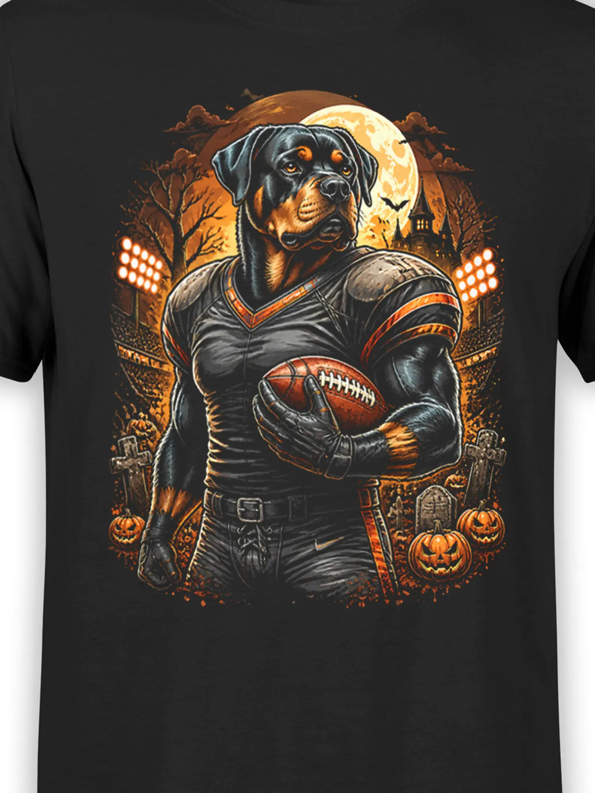 Rottweiler Gridiron Dog T-Shirt | Unisex