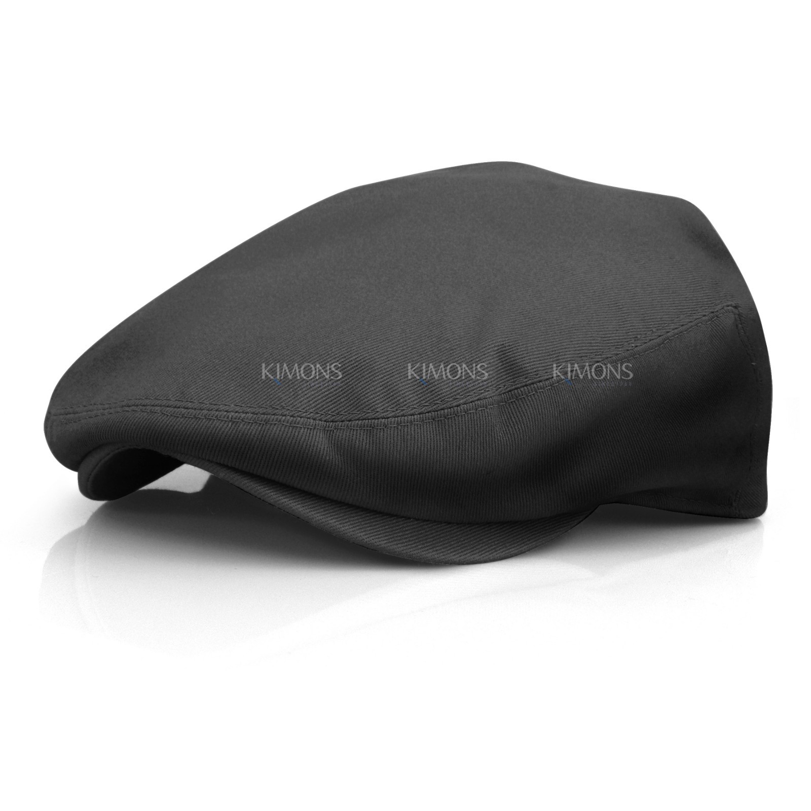 Fitted Mens Cotton Flat Cap Summer Golf Driving Ivy Hat Retro Gatsby Cabbie Cap