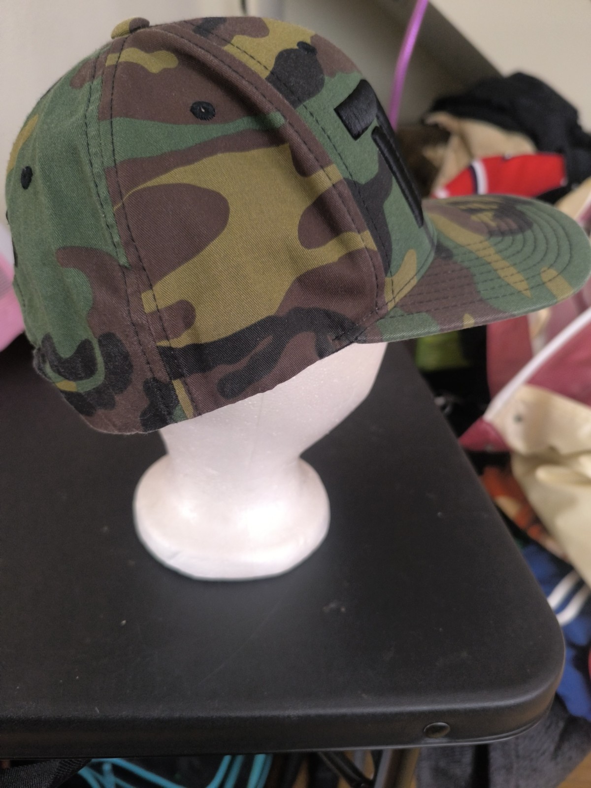 TMT Floyd money Mayweather promotions team camo snap back hat rare