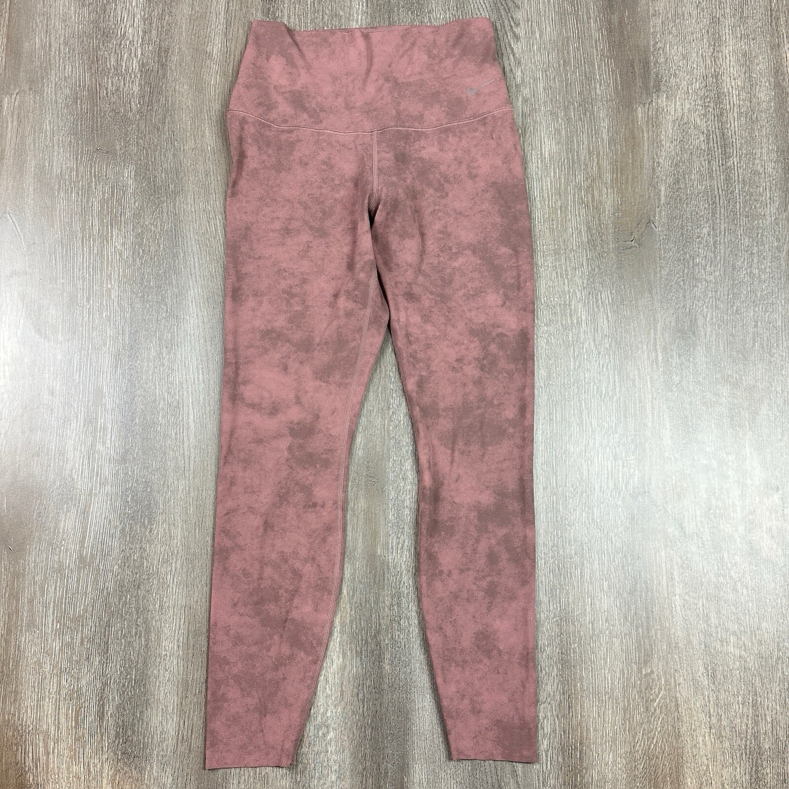 Nike Zenvy Womens High-Waisted 7/8 Leggings Sz S Gentle Support Mauve FN4167-208