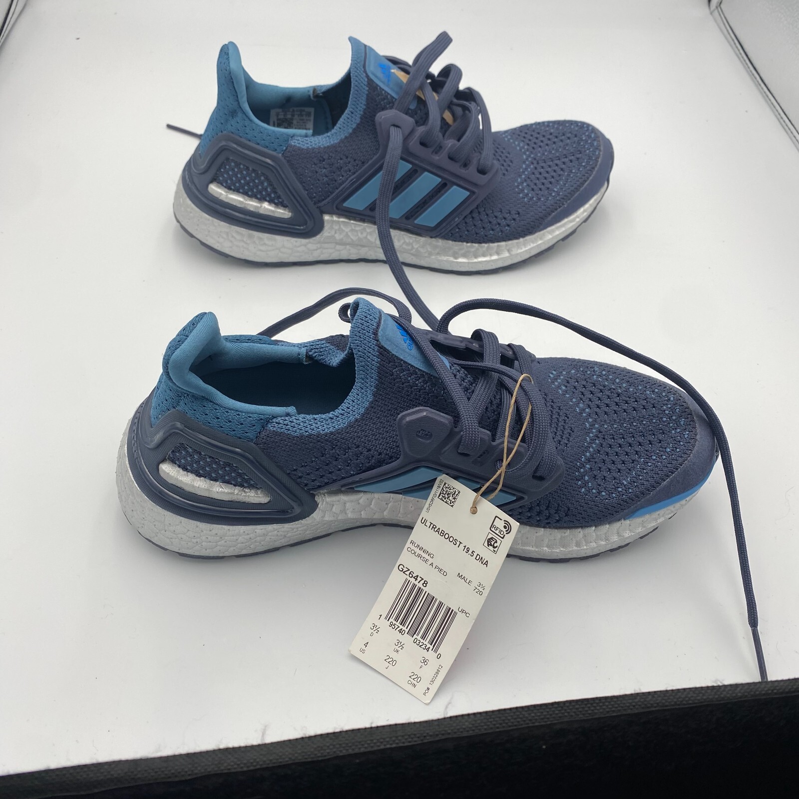 Adidas UltraBoost 19.5 DNA Shadow Navy Size US Men 4. Women 6
