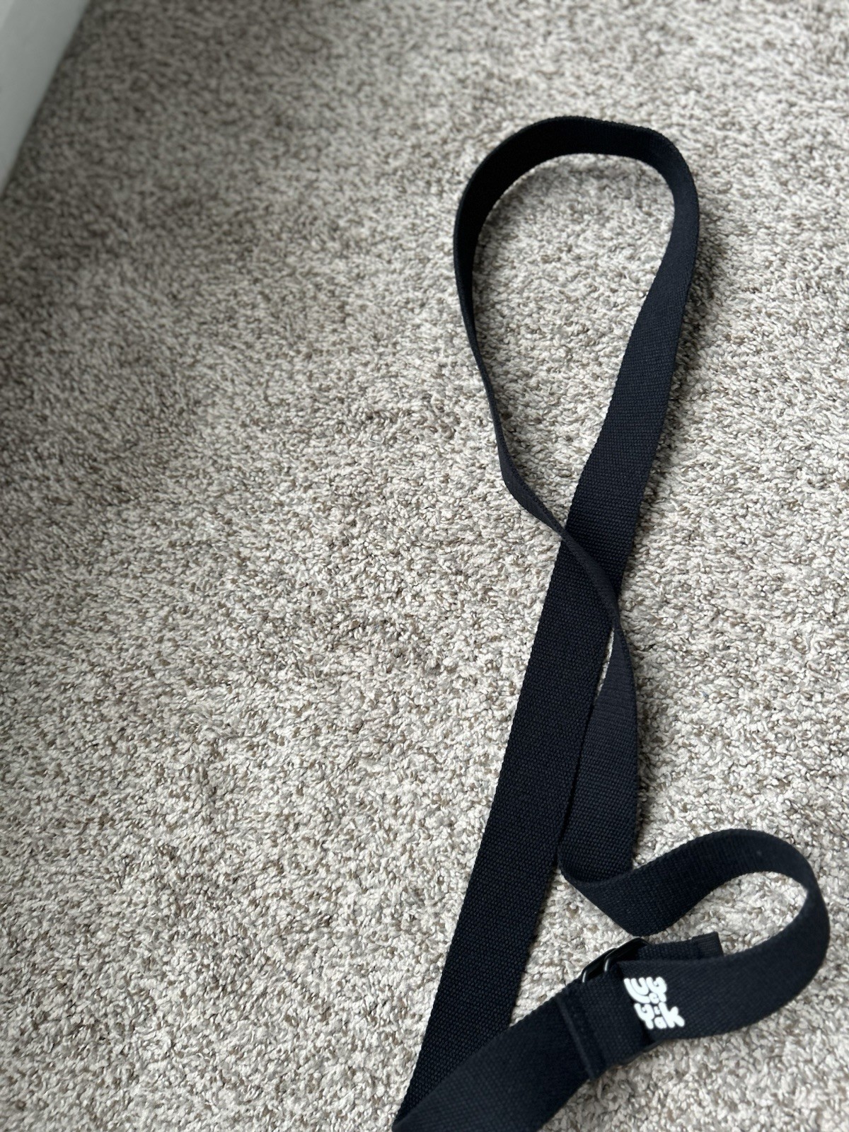 Y & K Black Cotton Adjustable Belt
