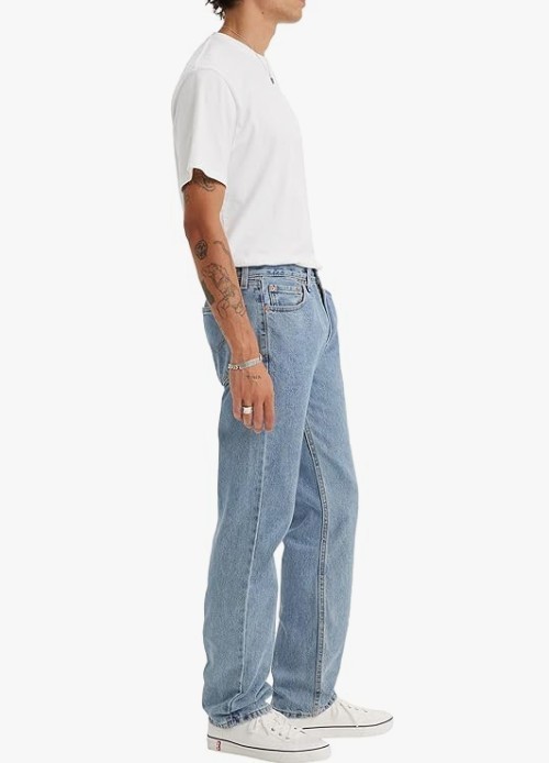 Levi’s® 505® Men’s Regular Fit Jeans Light-Stonewash, 36W x 30L. NEW SEALED!!!