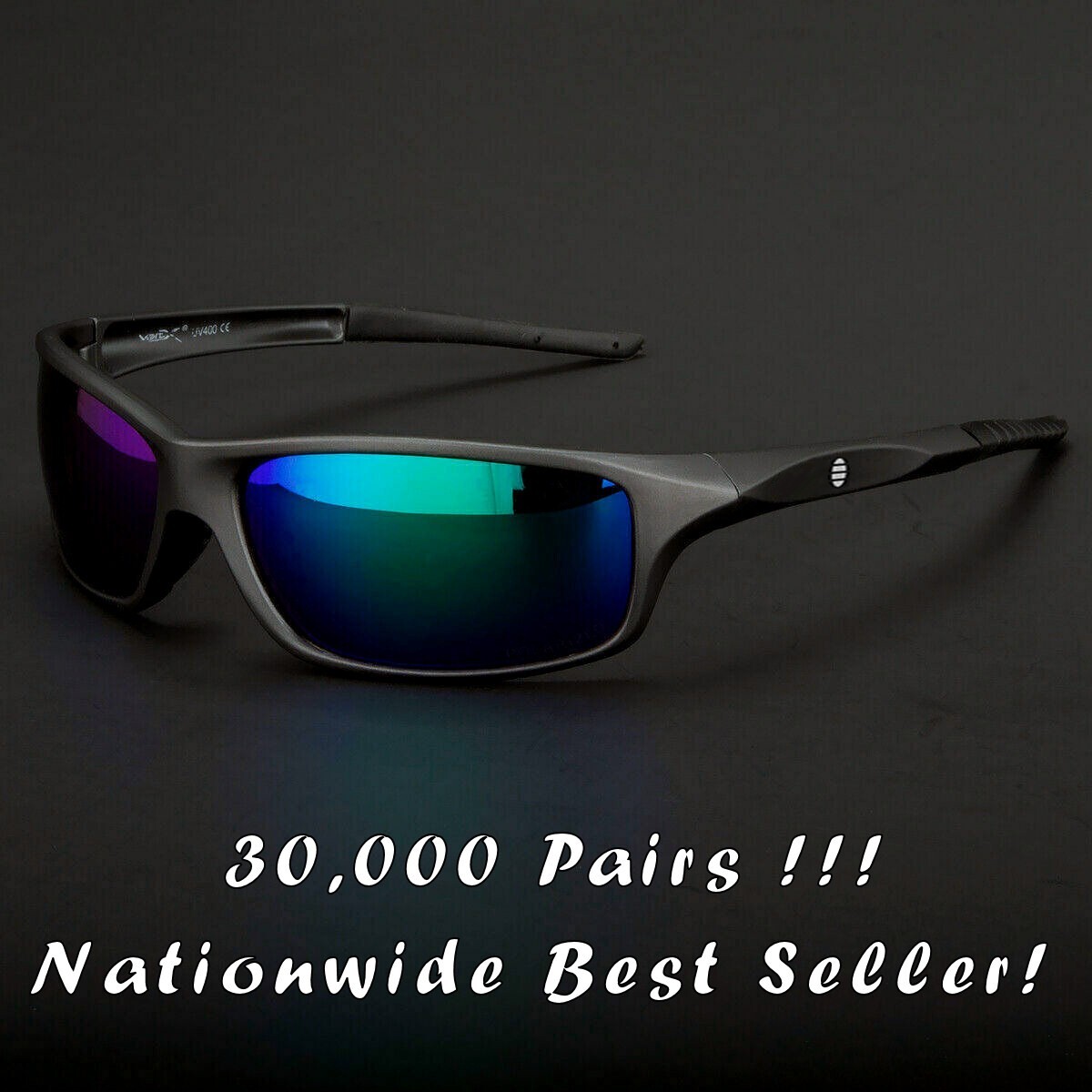 Sports Sunglasses Outdoor Cycling Driving Fishing Glasses UV400 wrap Fast Ship