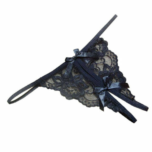 Sexy Women Lace Thong G-string Panties Lingerie Underwear Crotchles T-back