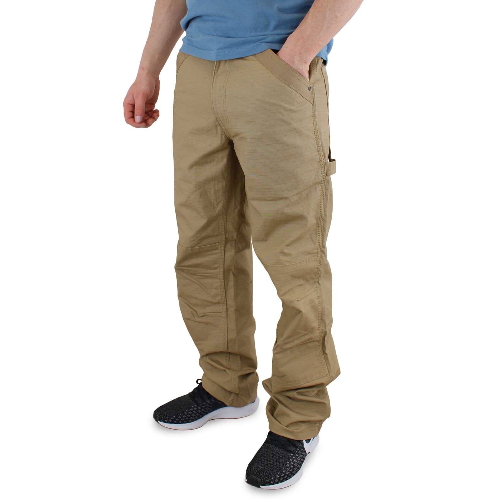 Wrangler Workwear Men’s Work Pants 5-Pocket Rip-Stop, Reinforced Knee & Pockets