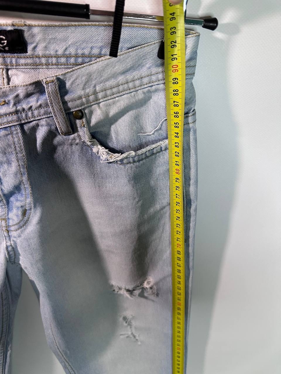 Vintage D&G Dolce Gabbana Ripped Destroyed Jeans Grunge Cult Denim Itierre 28