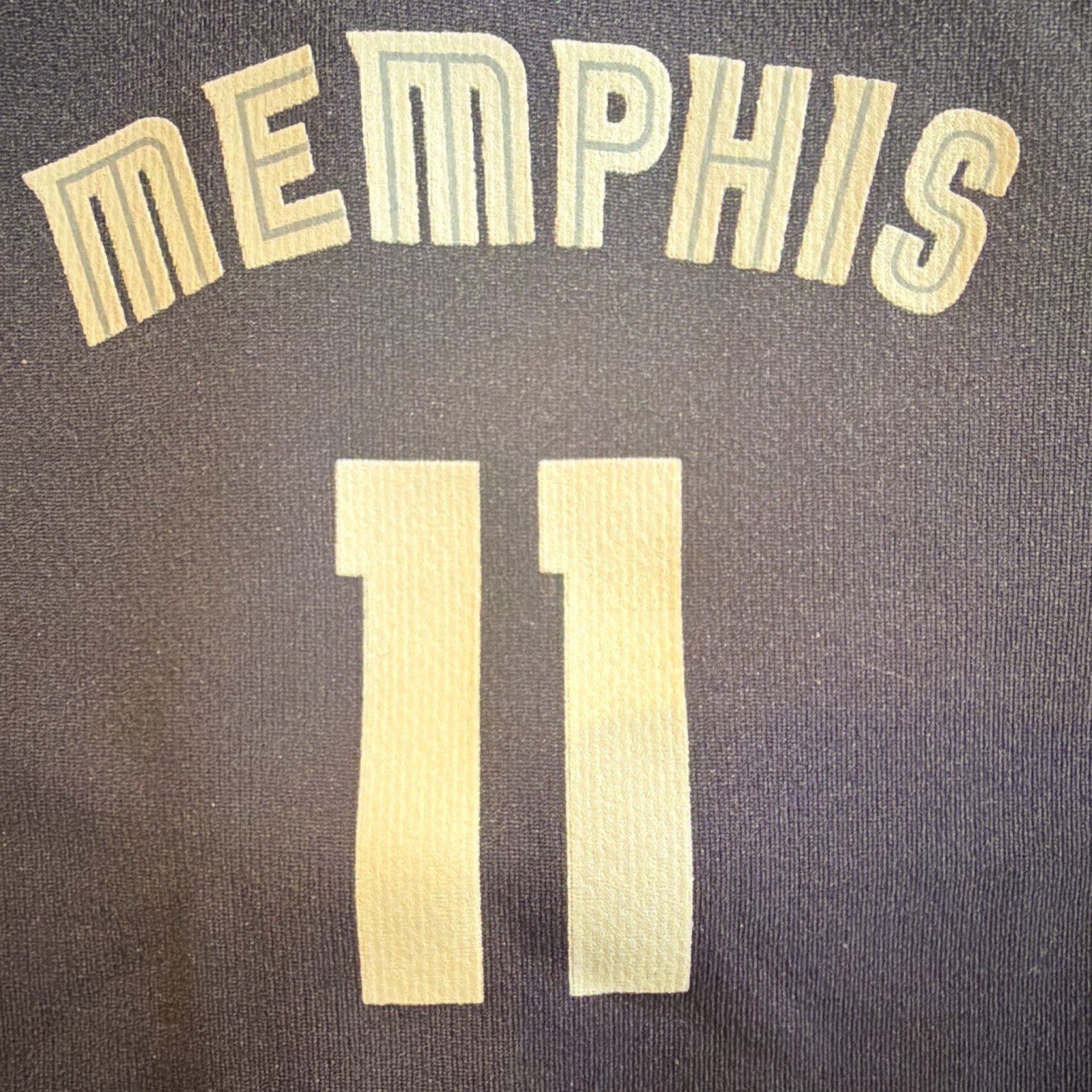 adidas NBA Memphis Conley #11 Navy Mesh One-Piece Bodysuit 12M Snap