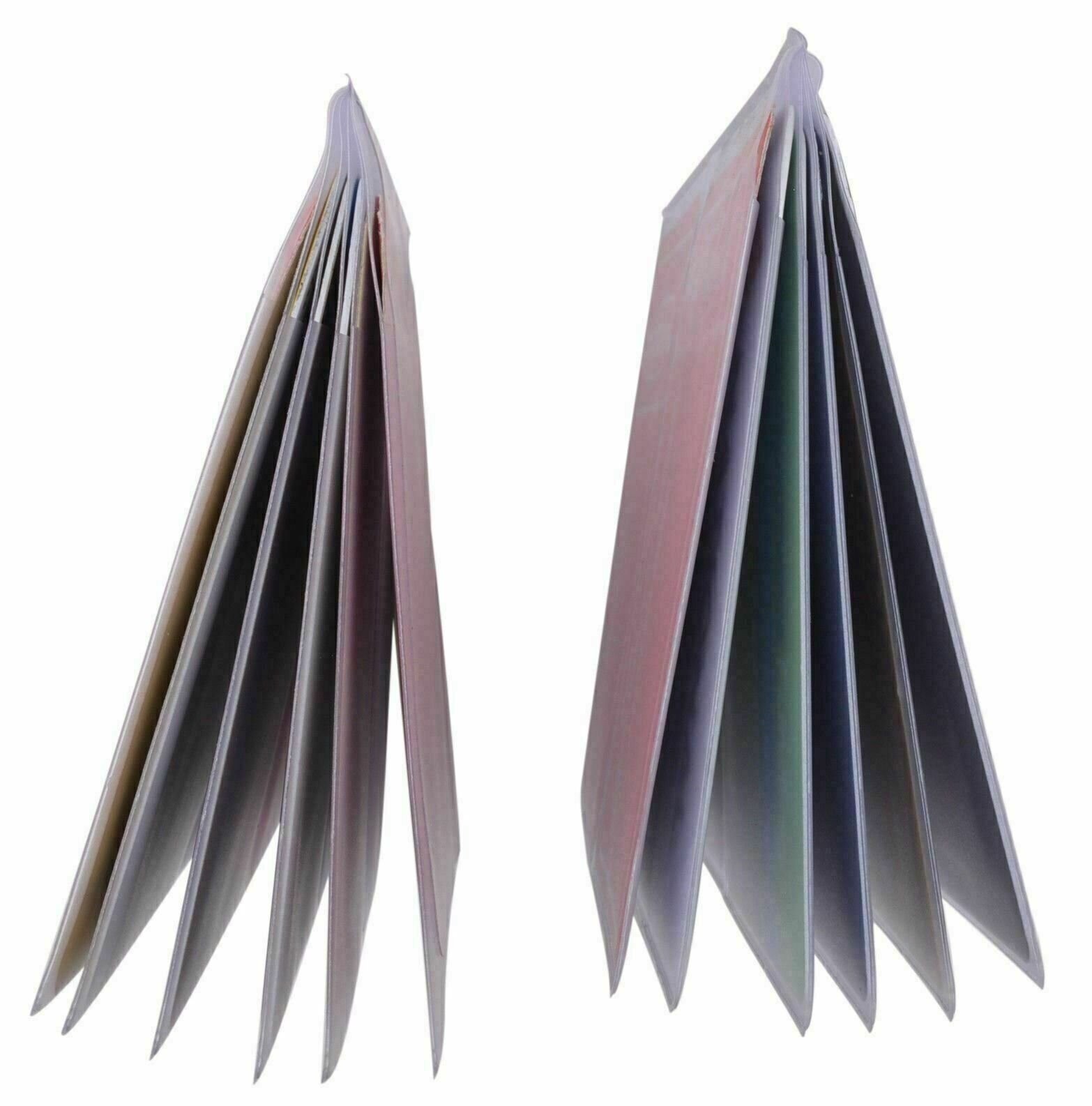 New 2 Clear Plastic Wallet Inserts 3-5/8″ x 5″ for Credit Card Holder & Hipsters