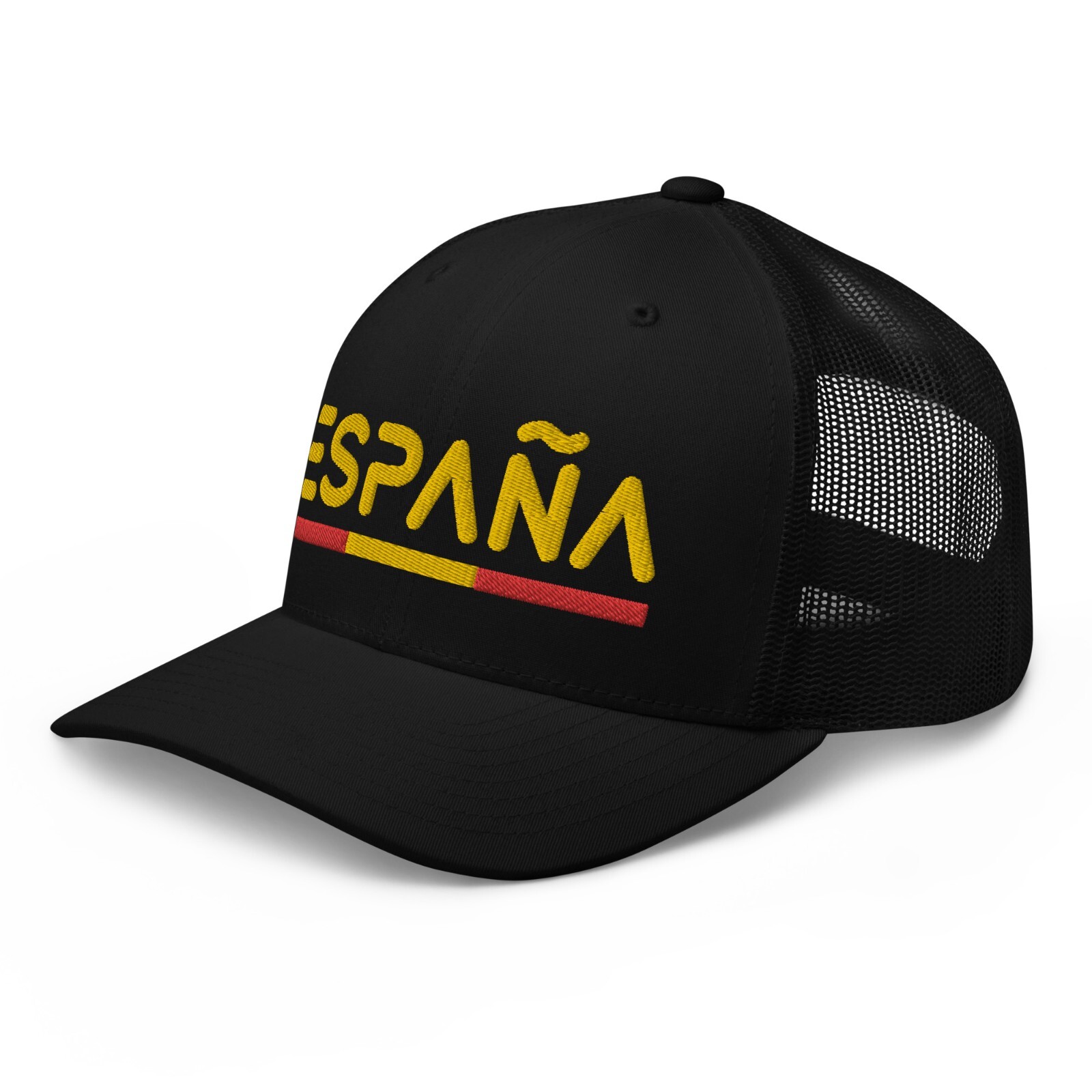 Minimal Spain Flag Trucker Hat Mesh España Trucker Cap