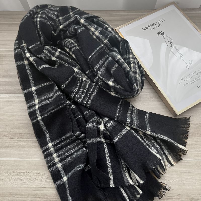 Fall Winter Thick Scarfs Soft Warm Cashmere Feel Long Shawl Wrap for Women
