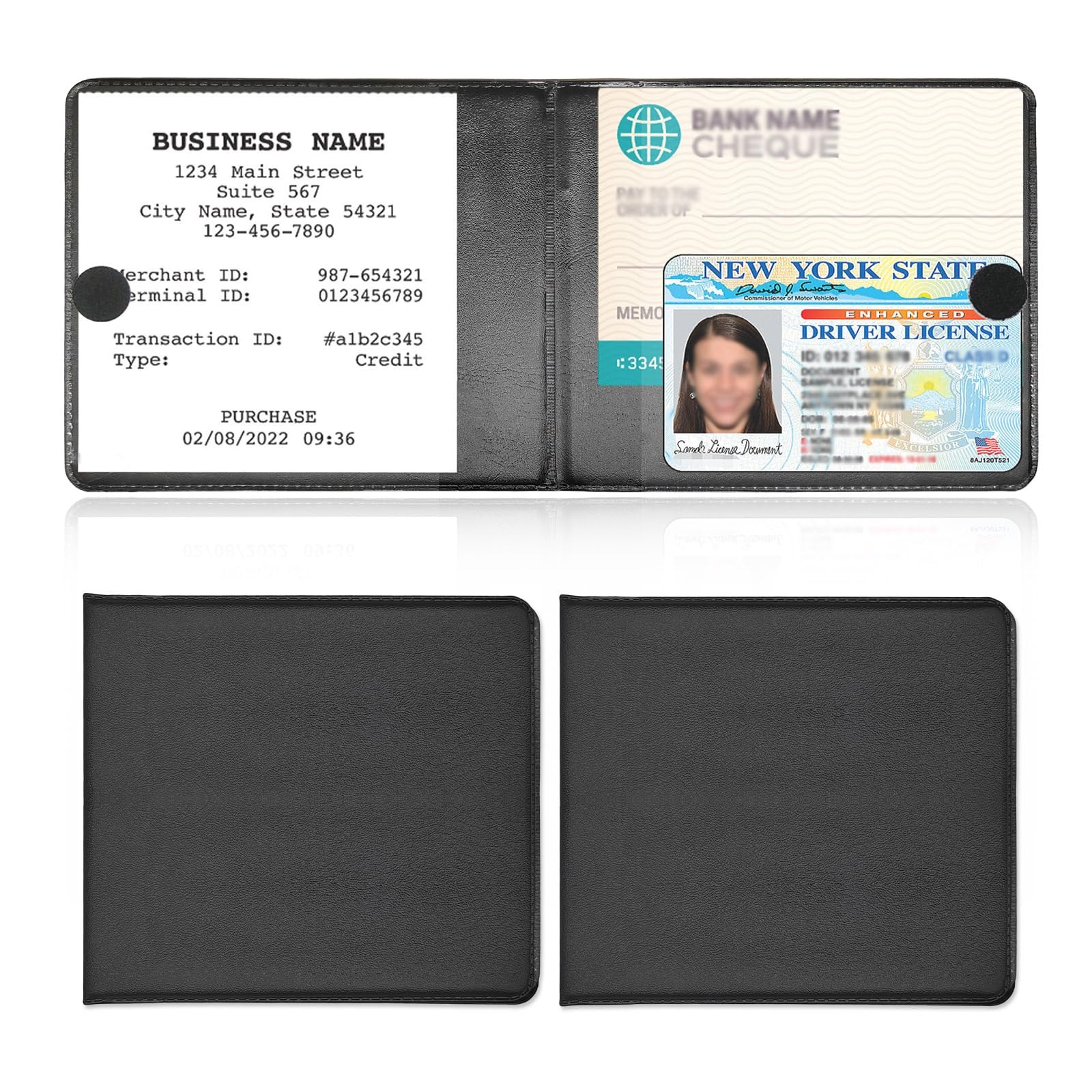 Kewucn 2 Pack Car Registration Insurance Holder, 10.55”×4.8” Essential Auto…