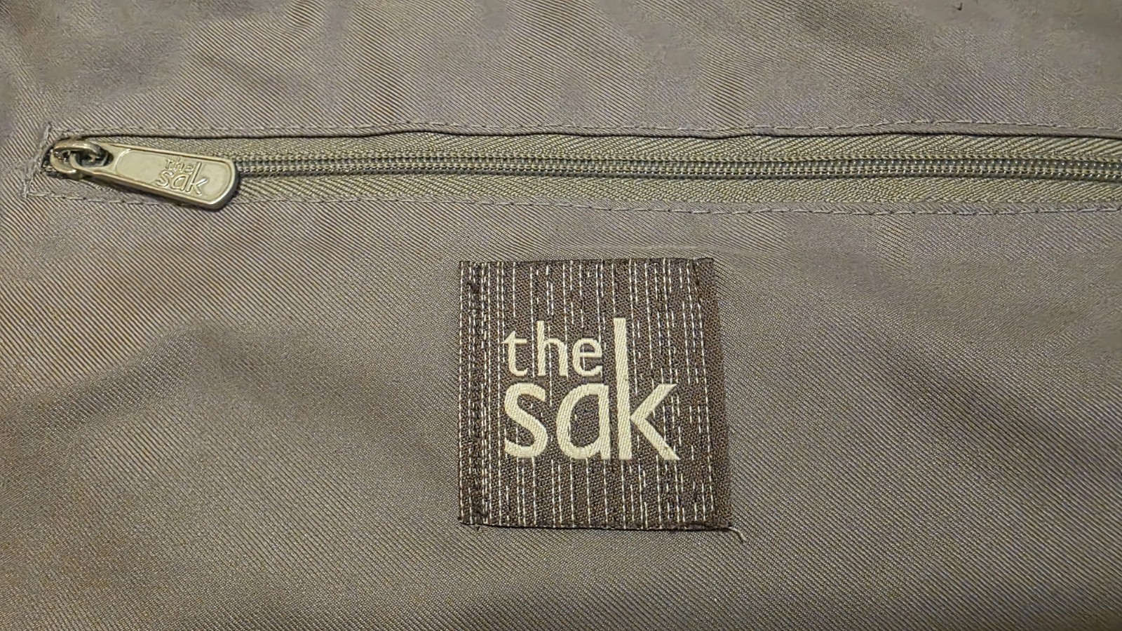 VTG the SAK Belle Crochet Handbag Purse Voyager Stripe Tote Hobo Shoulder Bag