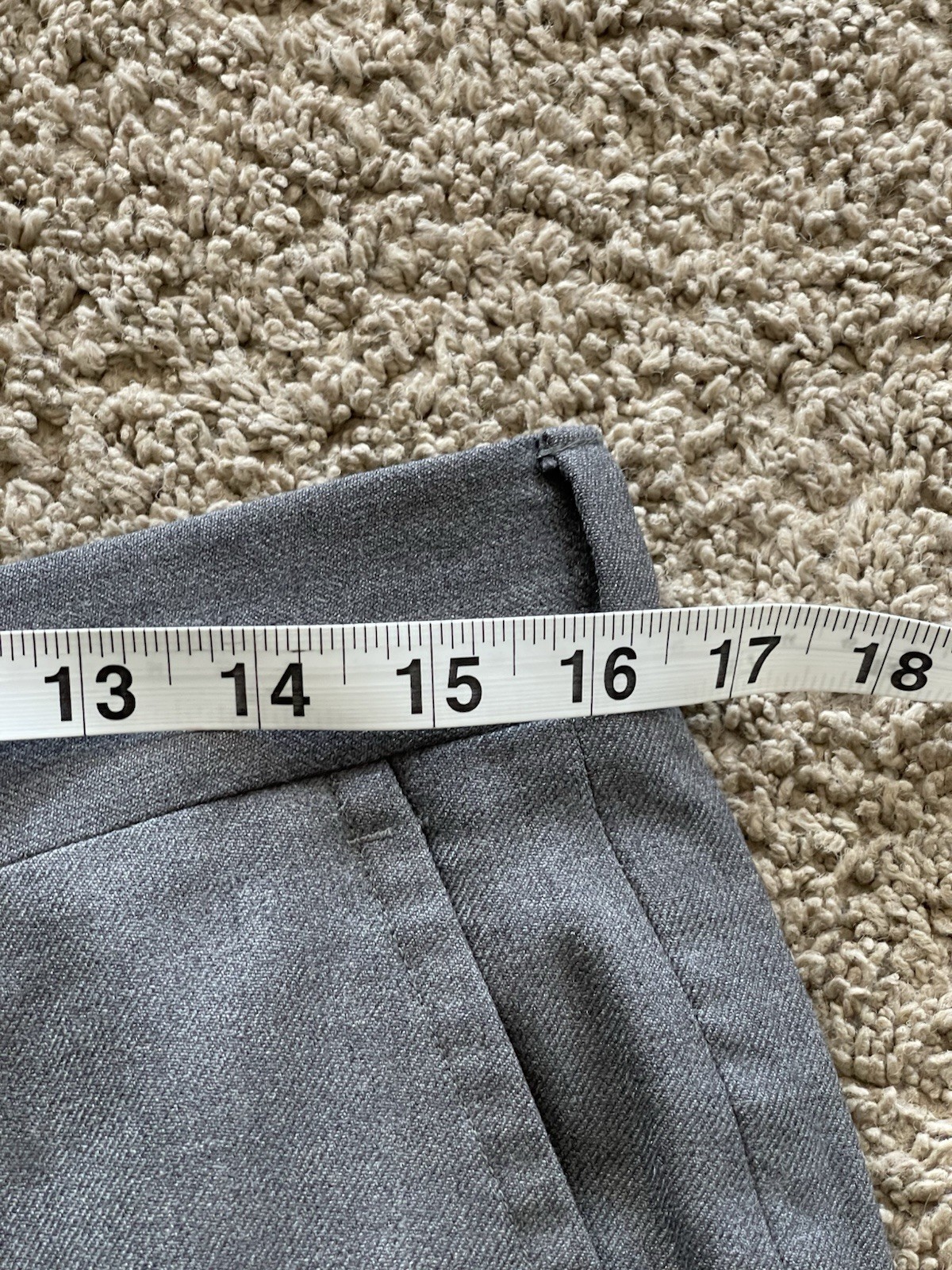 Corbin Prime Flannel Pants Men 32×27 Gray Wool USA