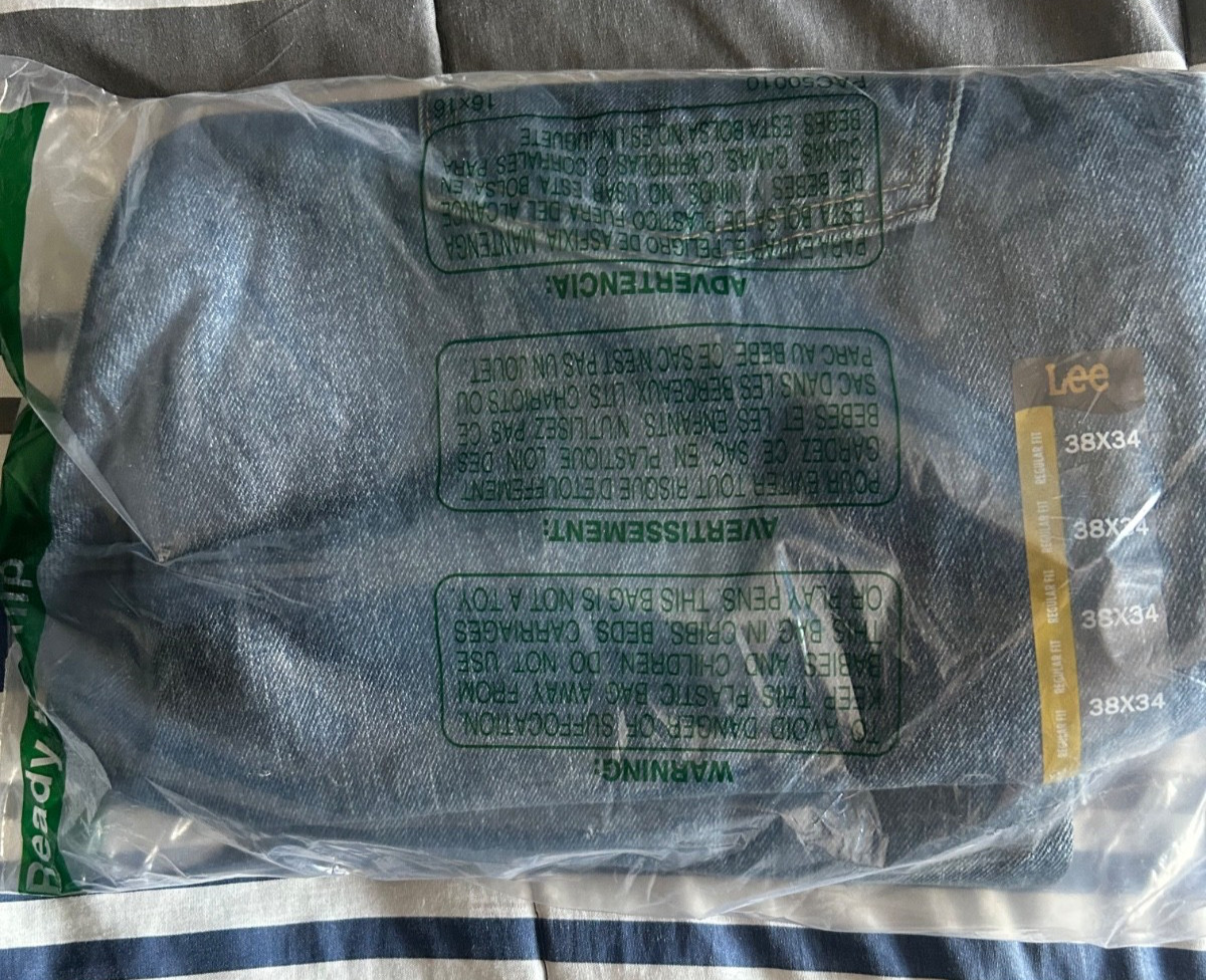 new 38″x 34″ Mens Lee Jeans – assorted colors