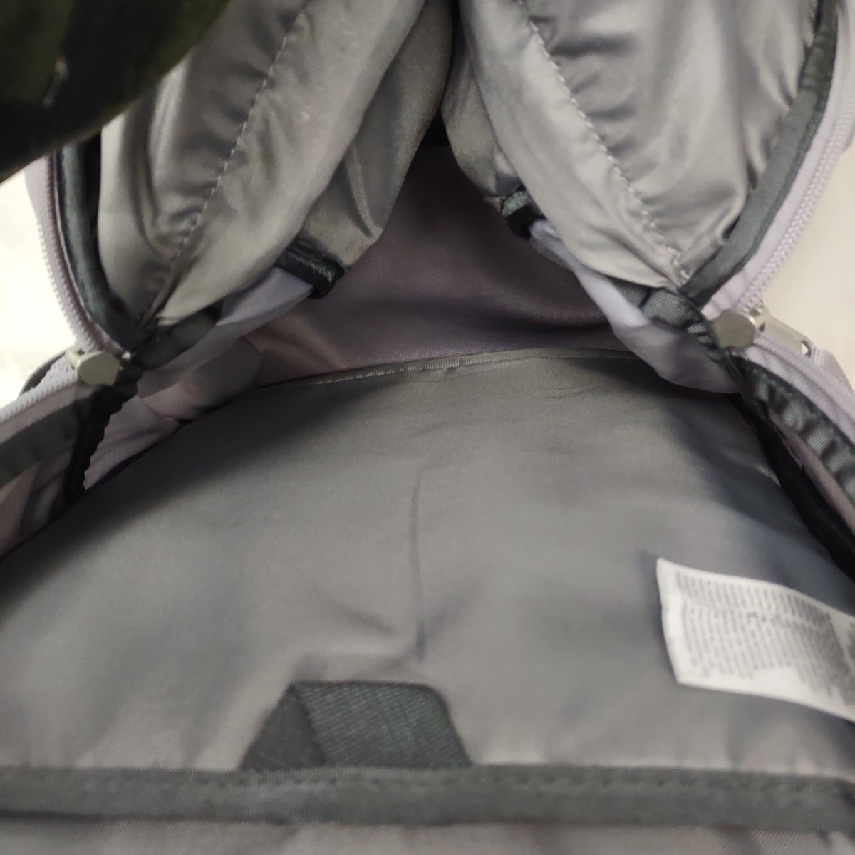 Womens Jester Backpack Flexvent Gray/Violet Laptop Dbl Top Handle North Face
