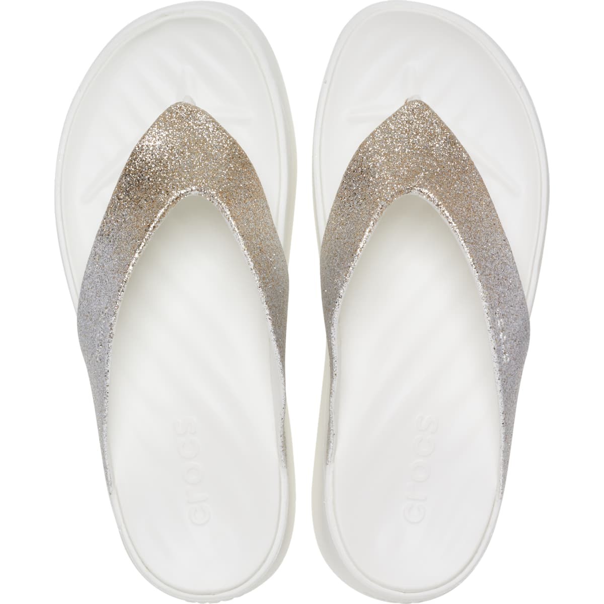 Crocs Women’s Getaway Chunky Glitter Flip Flop Platform Sandals