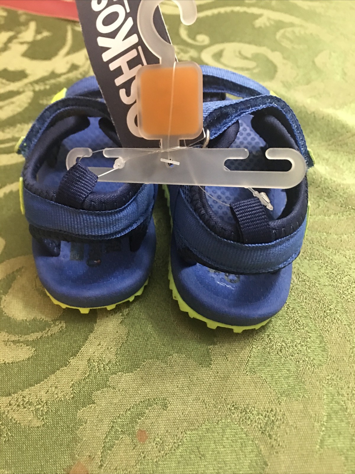 OshKosh B’Gosh Toddler Boy’s Machine Washable Hook& Loop Sandal SIZE 10 NWT