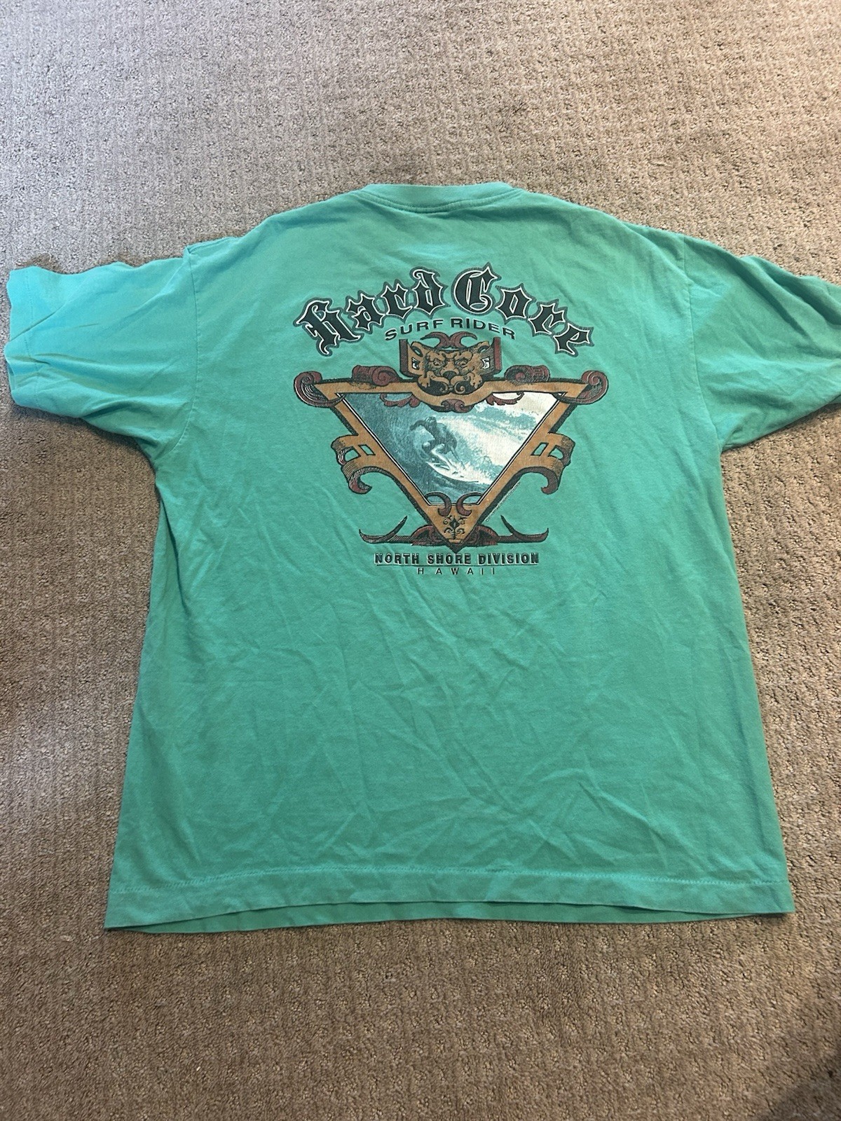 Vintage Surf T-shirt Size XL Hawaii USA 80s 90s Single Stitch Retro Extreme