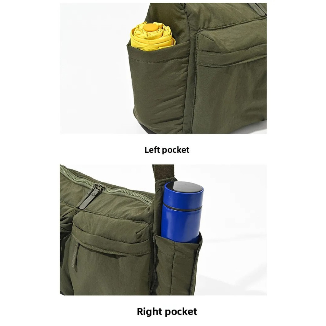 UNIQLO Casual Multi-pocket Messenger Bag Men Women Shoulder Bag Travel Sport Bag