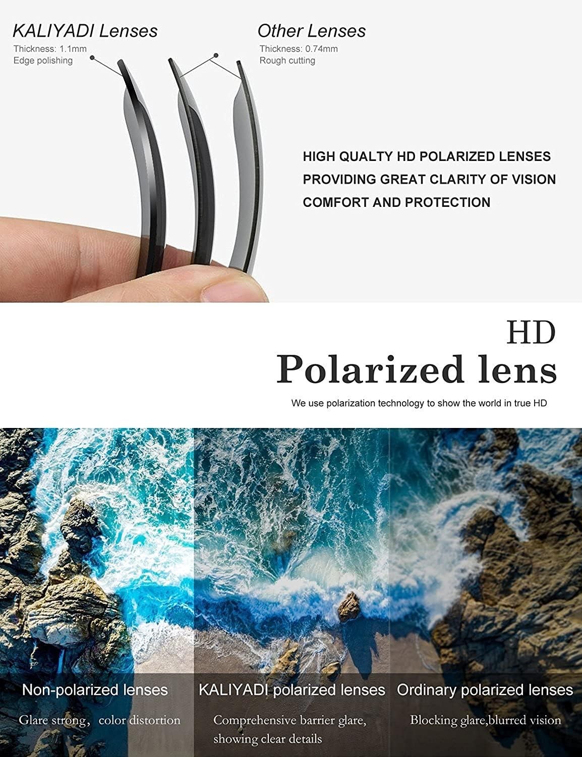 KALIYADI Round Polarized Sunglasses for Men Women Retro Metal Hippie Circle Styl