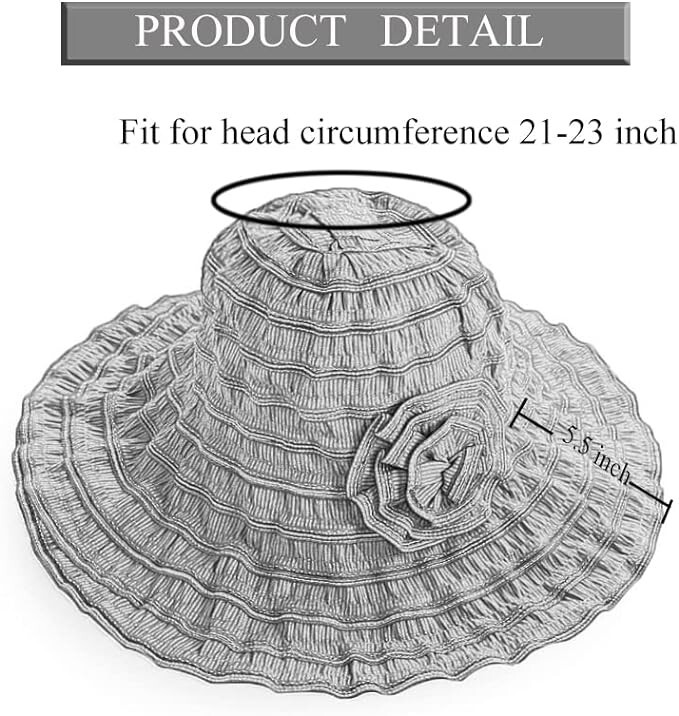 Women Folding Vintage Outdoor Sun Hats for Beach Garden Travelling UV Protection