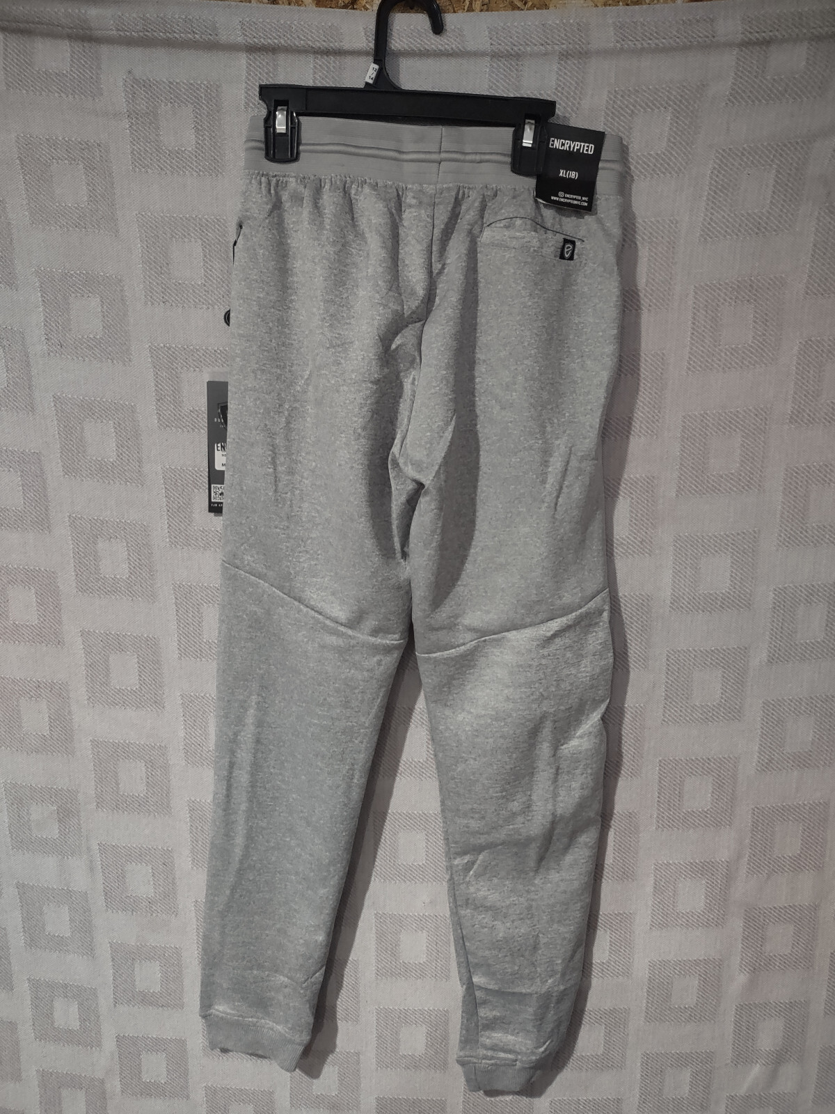 Encrypted NYC Heather Grey Joggers youth teen MSRP $38.00