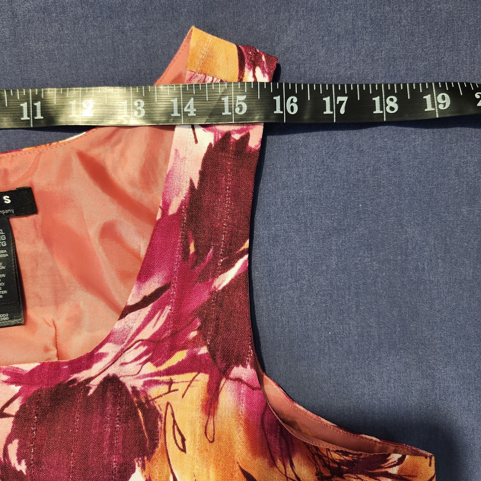 Liz Claiborne Axcess Floral Tie Back Waist Classic/Old-Money Sundress XL