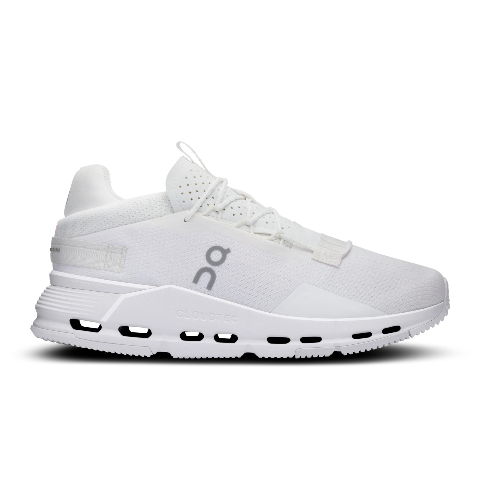 Women’s On Cloudnova 2, All White, 7.5 B Medium US
