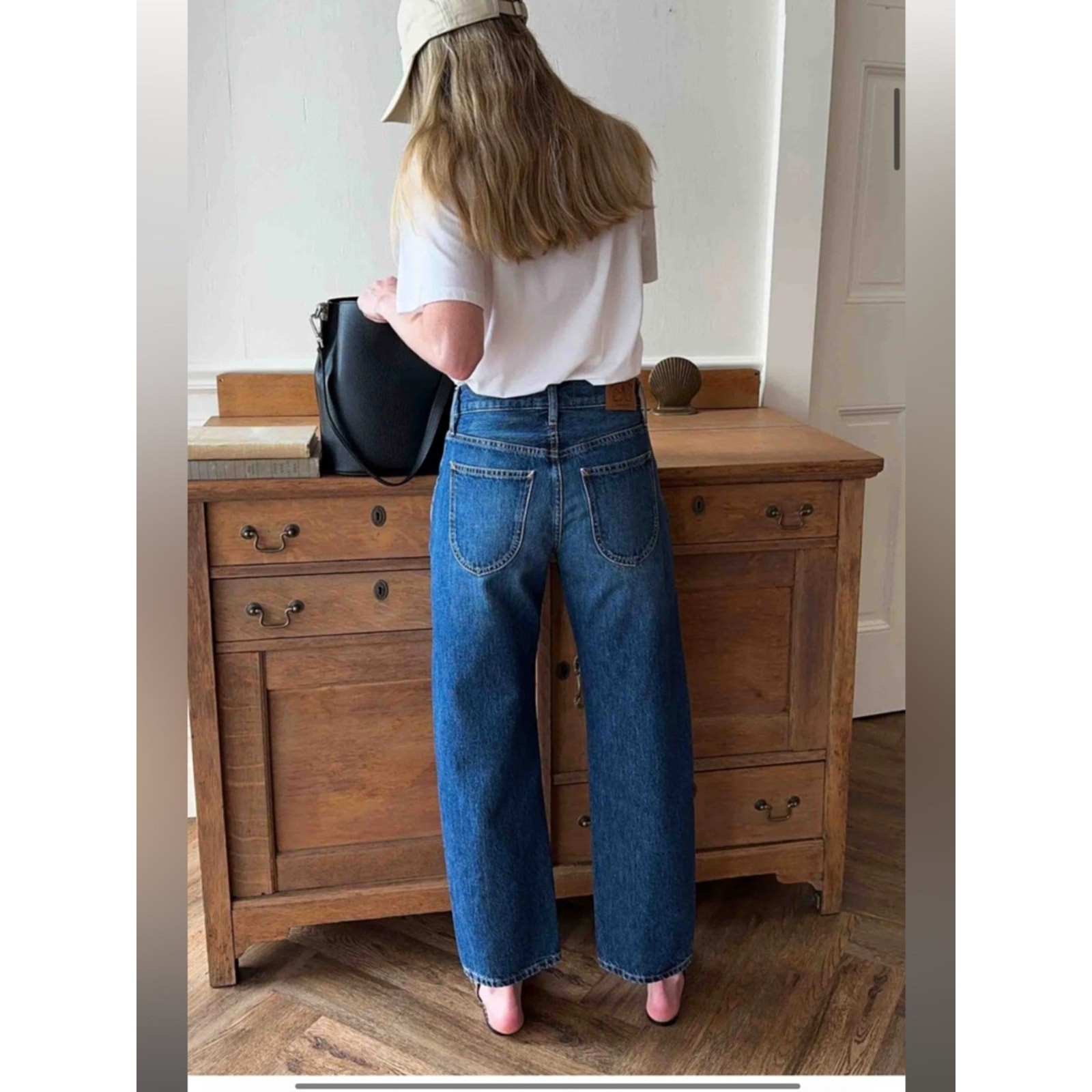 Twin Doves Denim by Emerson Fry The Barrel Jean in Dark Nova size 24