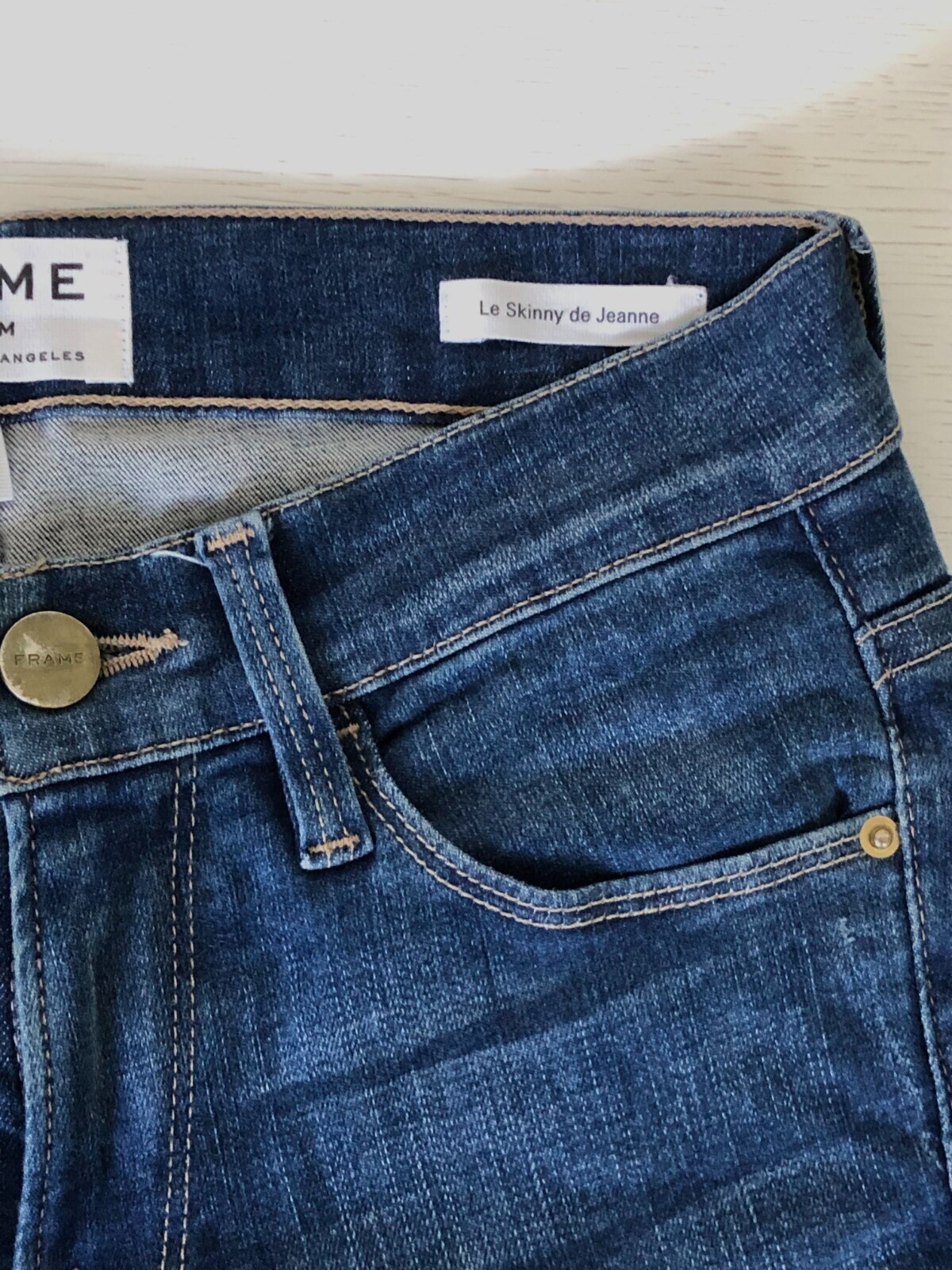 FRAME Jeans Le Skinny de Jeanne Jeans in Culver Size 24 BRAND NEW & UNWORN
