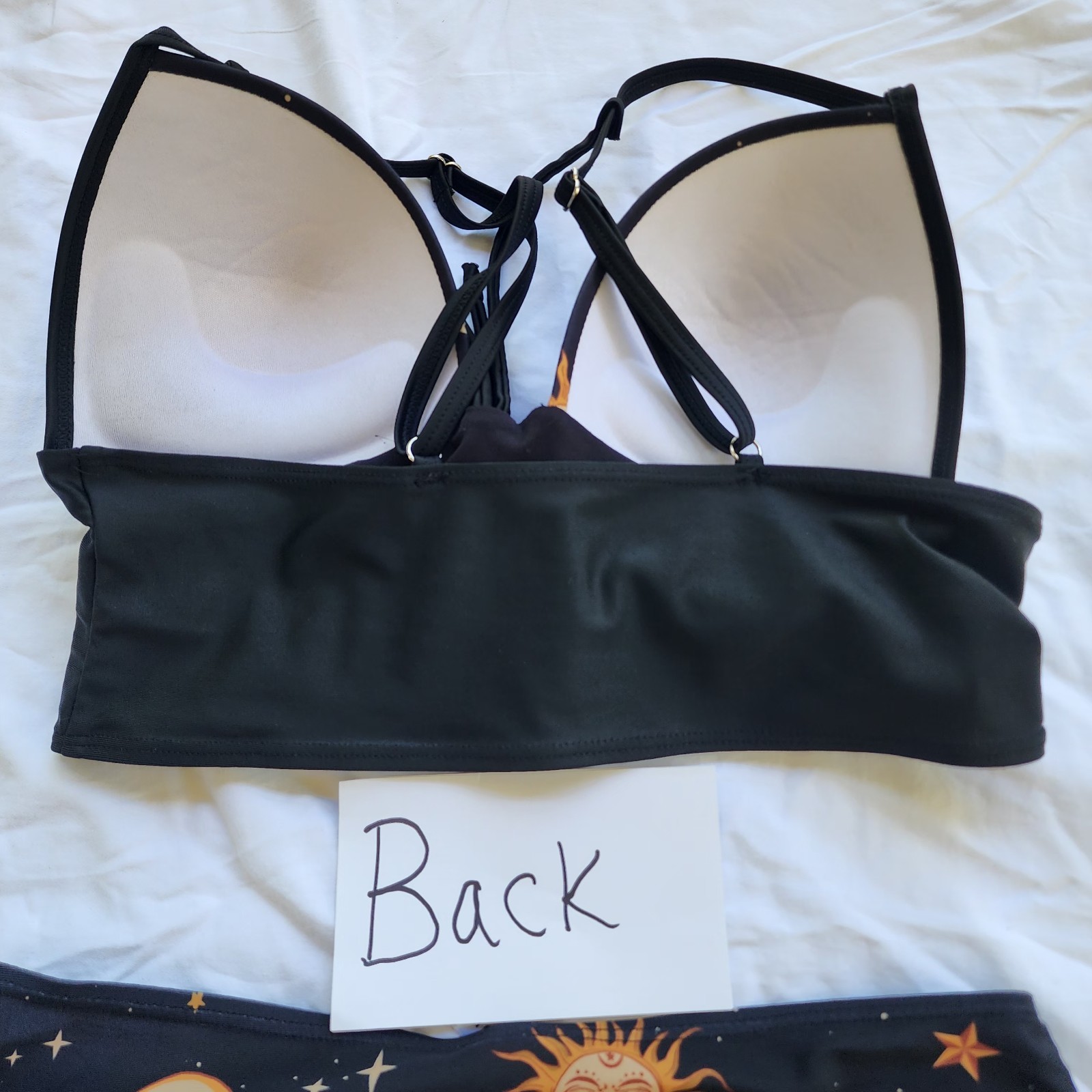 Women’s Sun, Moon & Stars Celestial 2pc High Waisted Bikini Size M