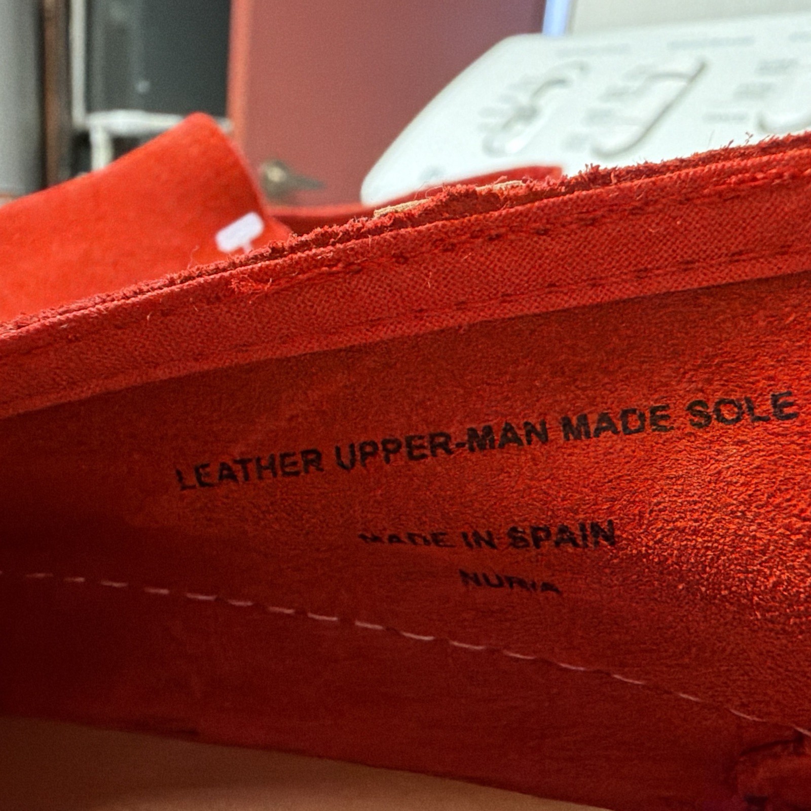 Verbenas Women’s Size 7.5 Red Suede Made in Spain New Espadrilles Flats