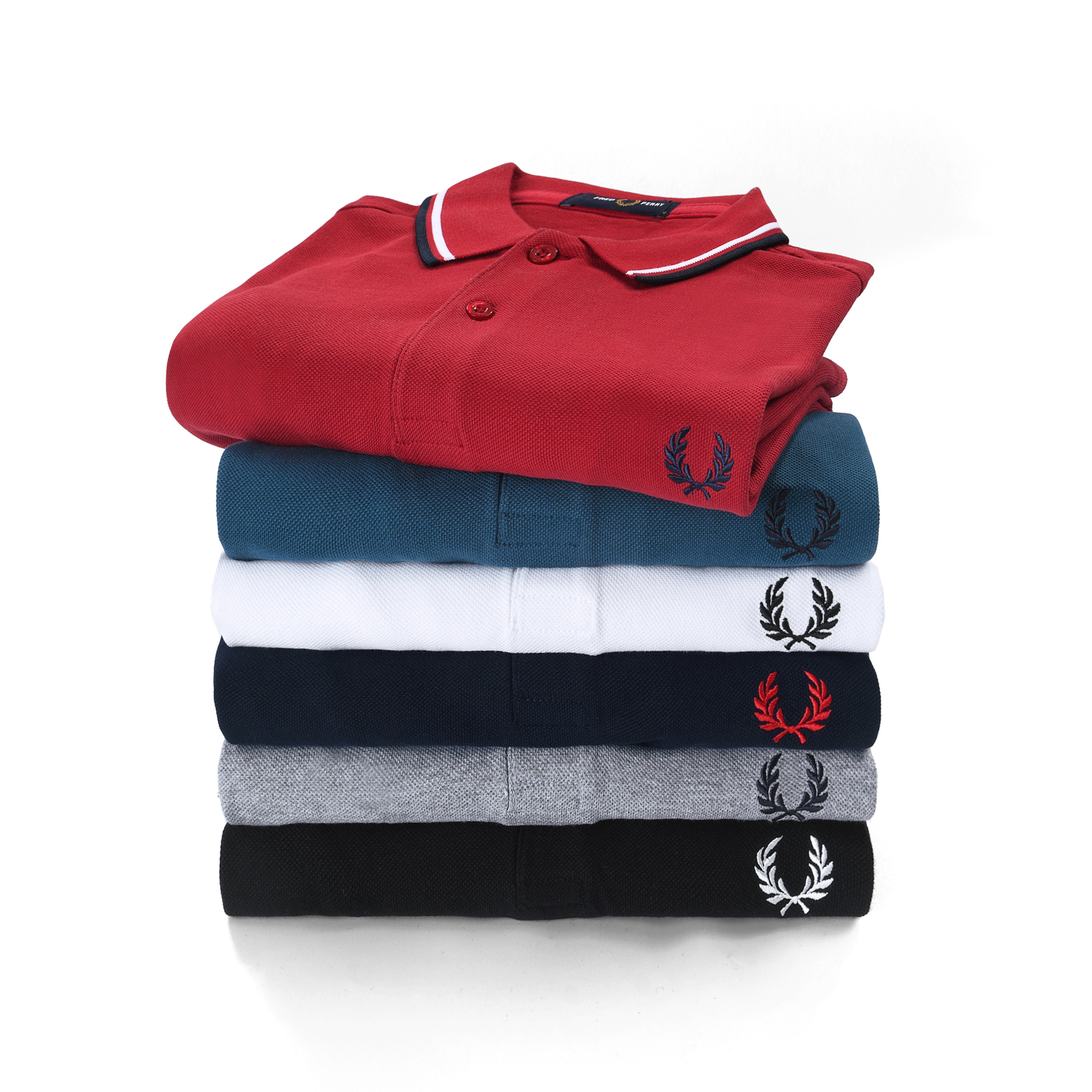 Fred Perry Men’s Cotton Polo Short Sleeve M3600 Slim Fit Pique Twin tipped M-2XL