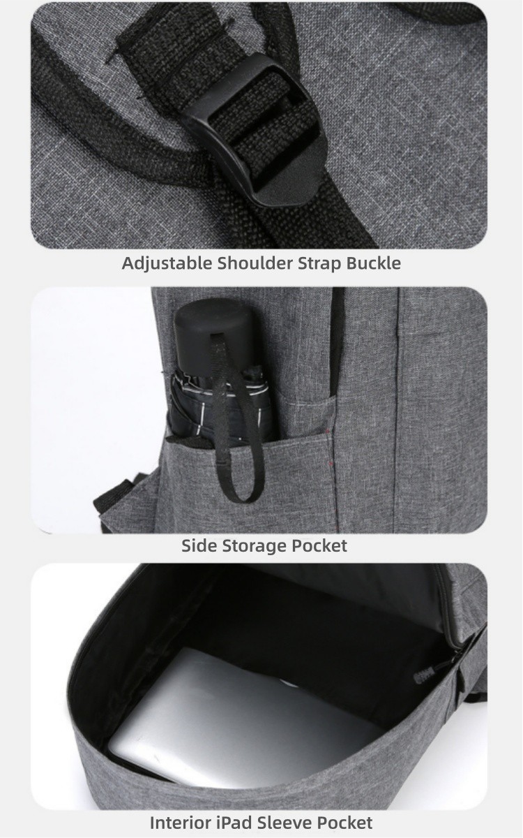 Men’s Nylon Backpack Laptop Travel School Business Casual Bookbag Daypack Bag US