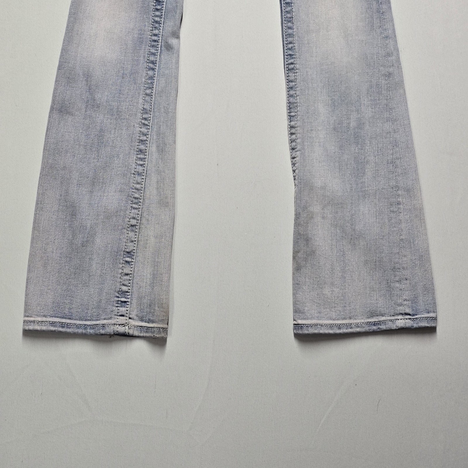 Miss Me Jeans Boot Cut Light Wash Embellished Pockets Sz 26×35 Inseam Je1050b2x
