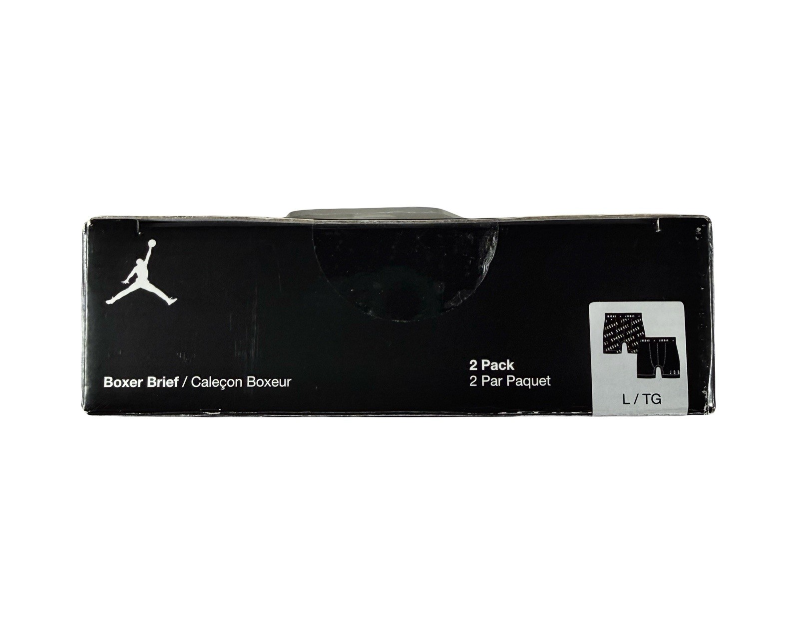 NWT. Jordan. 2 Pack. Flight Cotton Stretch Boxer Brief. Black. MRSP. $38.00