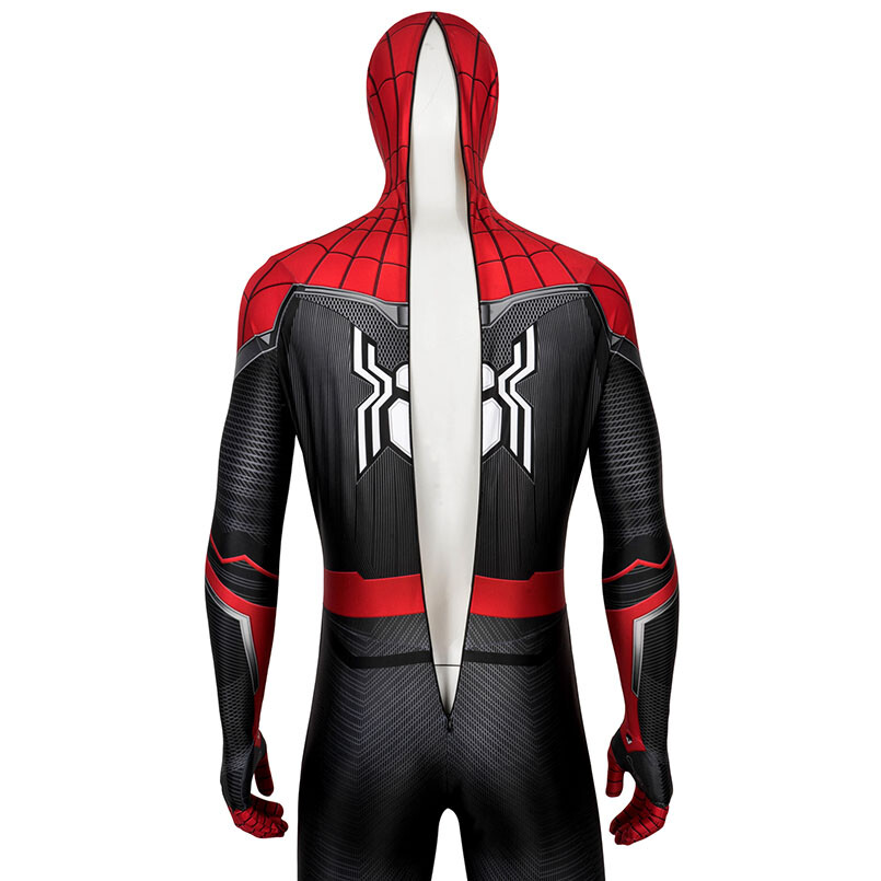 Spiderman Far From Home Jumpsuit Cosplay Costume 3D Zentai Suit Halloween Adult