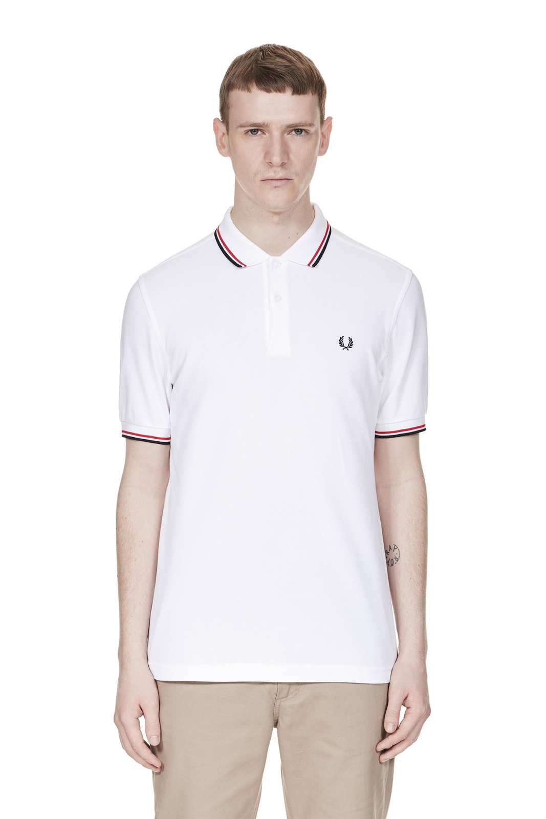 Fred Perry Men’s Cotton Polo Short Sleeve M3600 Slim Fit Pique Twin tipped M-2XL