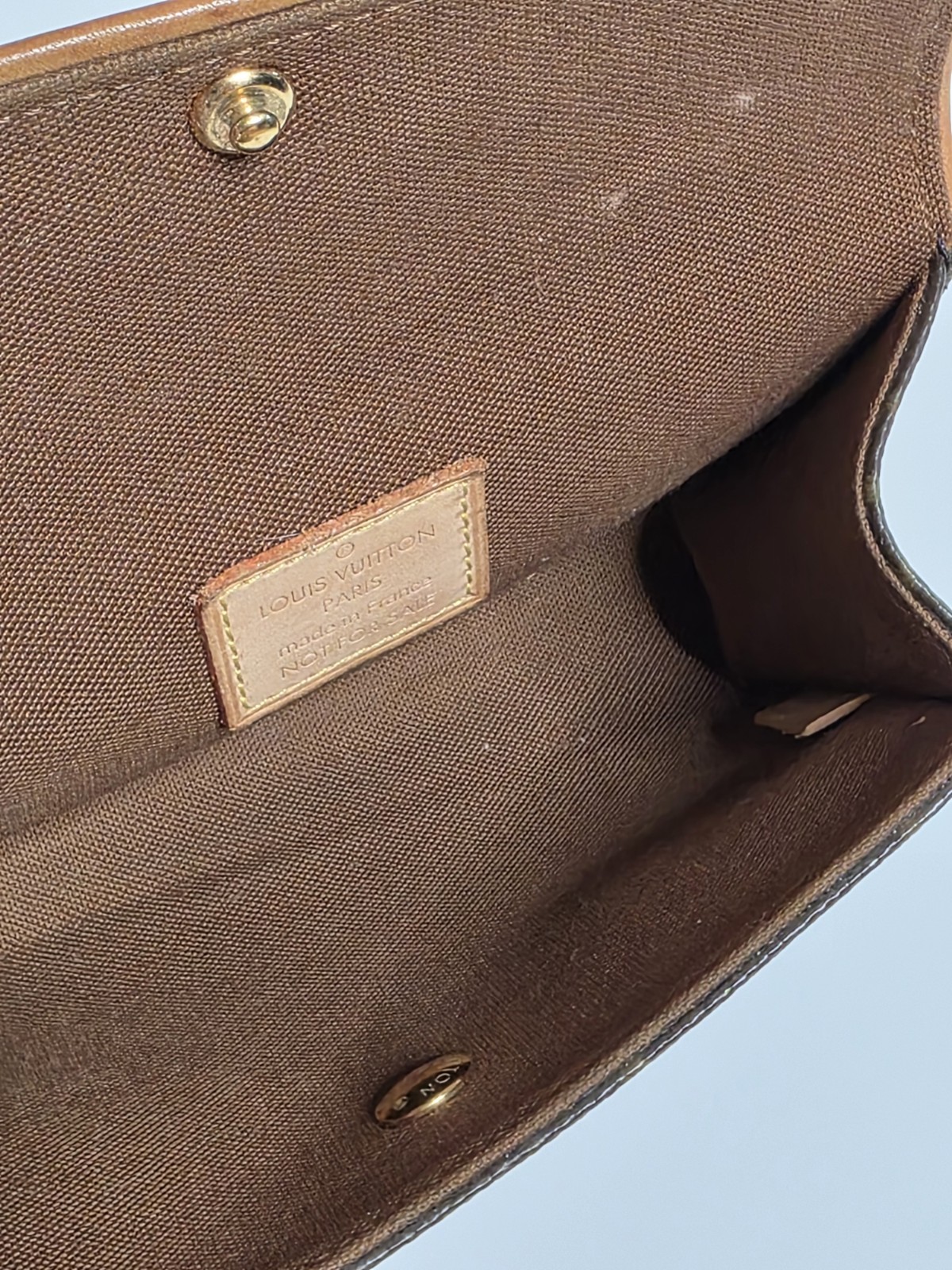 Louis Vuitton Pochette Florentine Leather Belt Bag Clutch Wallet