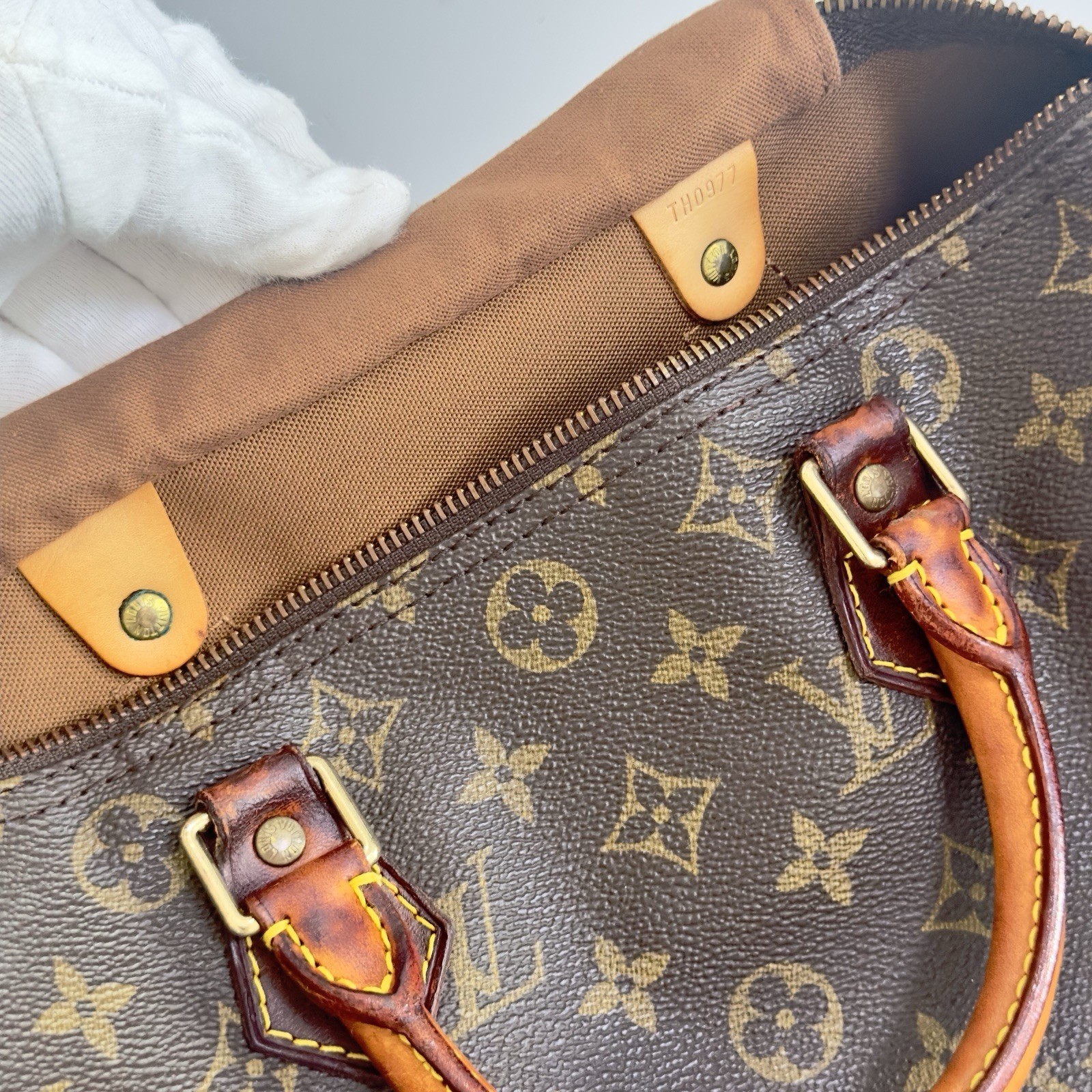LOUIS VUITTON Speedy 30 M41526 Handbag Boston bag Monogram Brown Women’s Auth