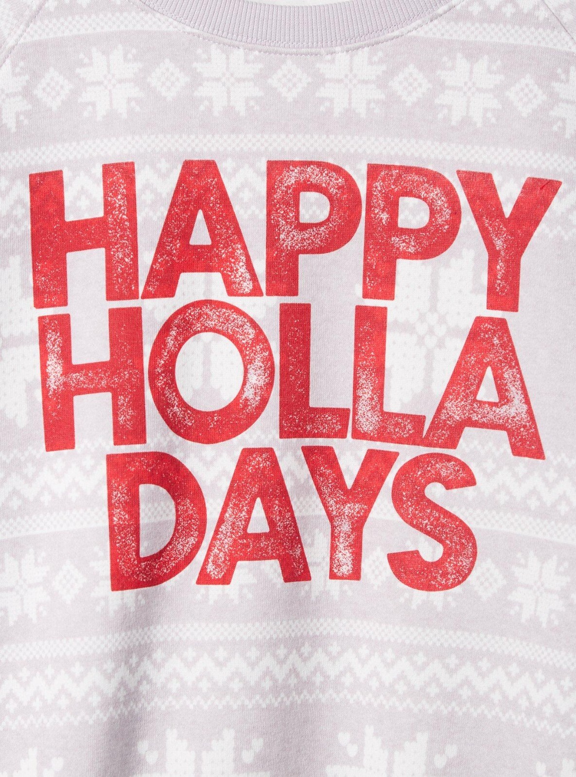 Torrid Happy Holla Days Classic Crew Neck Sweatshirt Purple 1 1X 14 16 #H74455