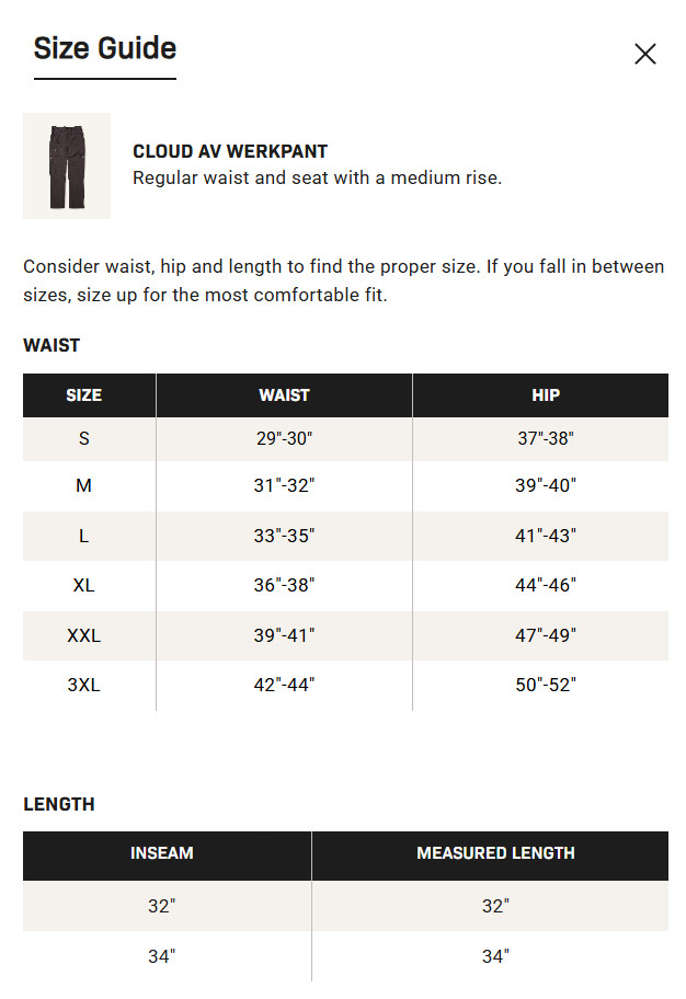 Truewerk Cloud AV WerkPant Mens XXL Olive Technical Workwear Lightweight Pants