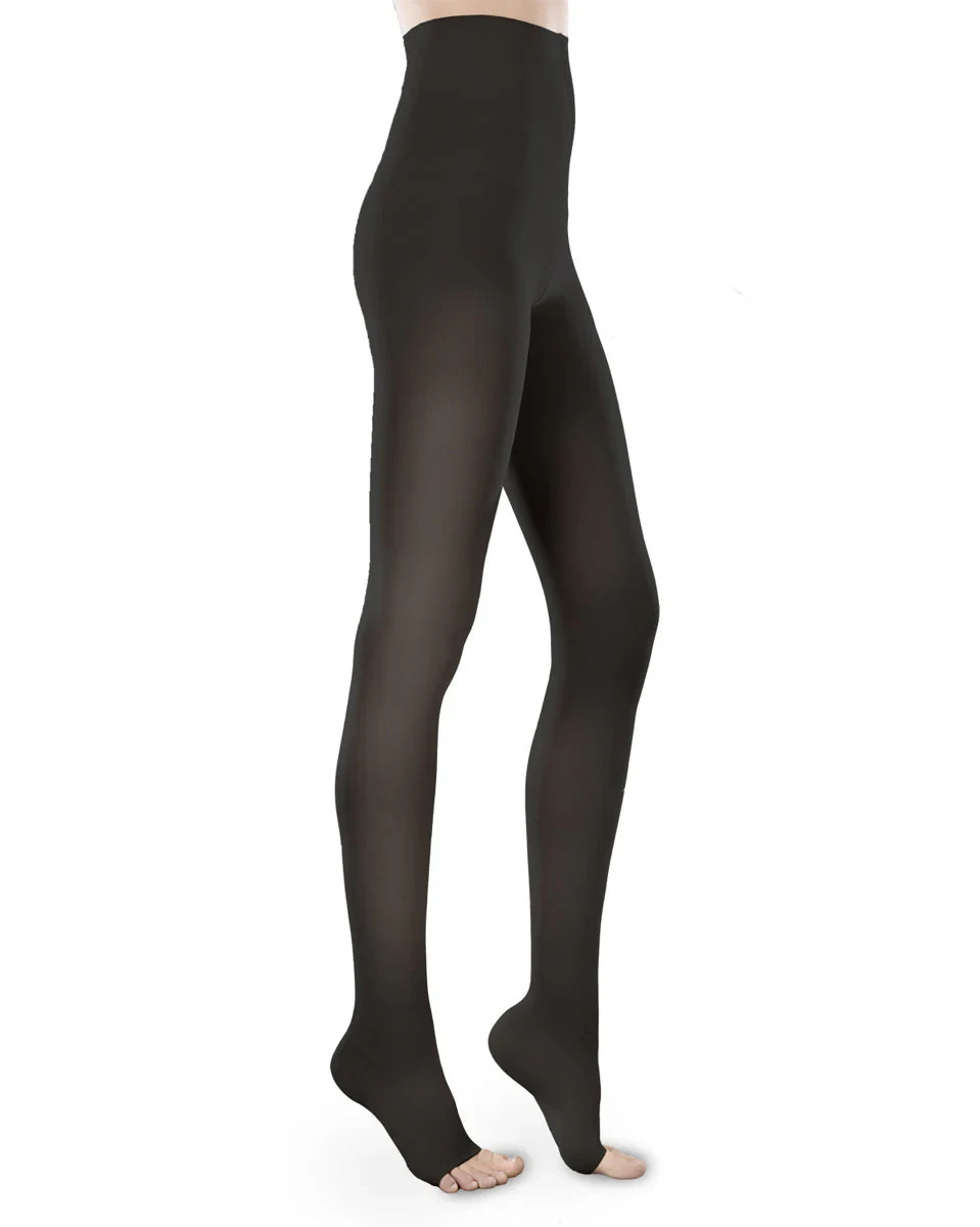 THERAFIRM SHEER EASE Compression OPEN TOE PANTYHOSE 30-40 mmHg SMALL – SHORT
