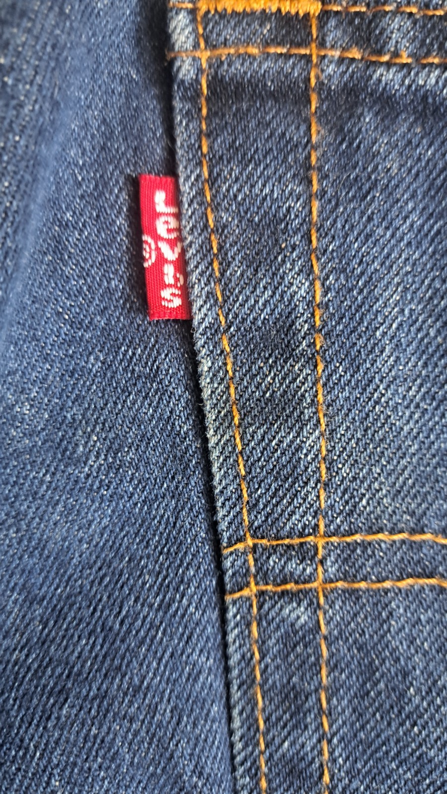 Levis 505 Regular Fit Mens Jeans Dark Indigo Blue 30 x 30 *see description