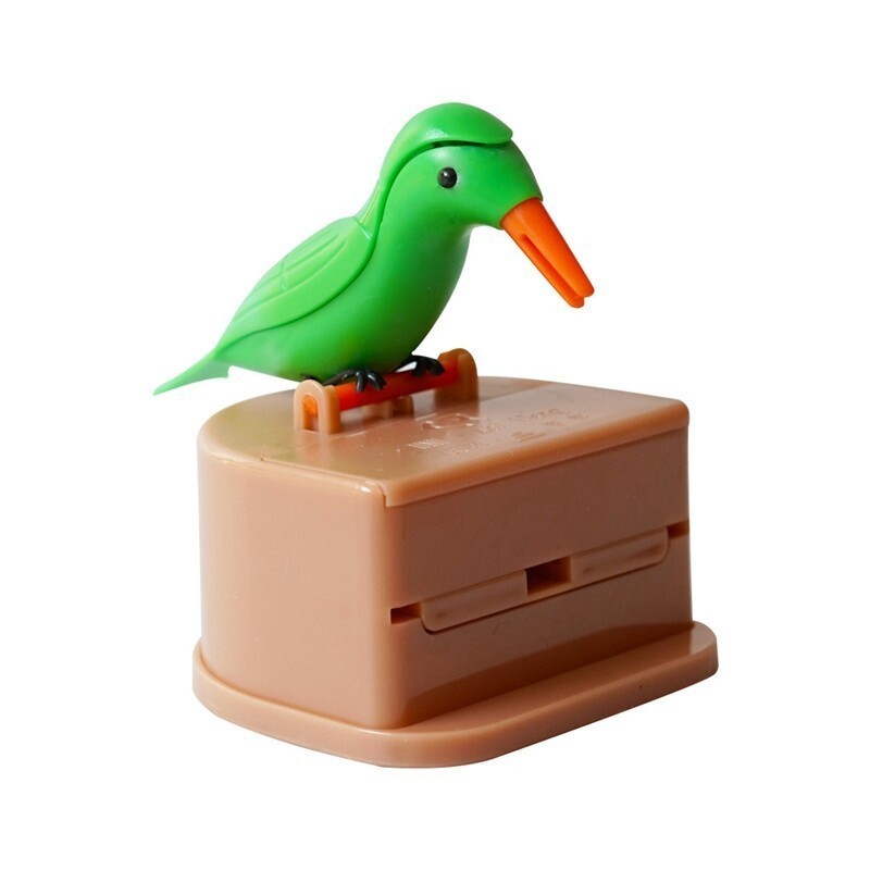 Toothpick Box 1PCS Toothpick Dispenser Gag Gift Table Decoration Cute Bird