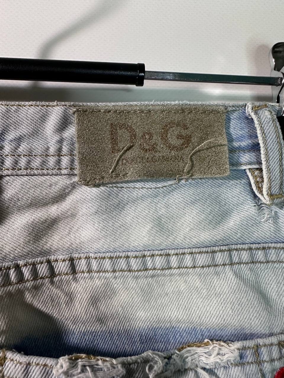 Vintage D&G Dolce Gabbana Ripped Destroyed Jeans Grunge Cult Denim Itierre 28