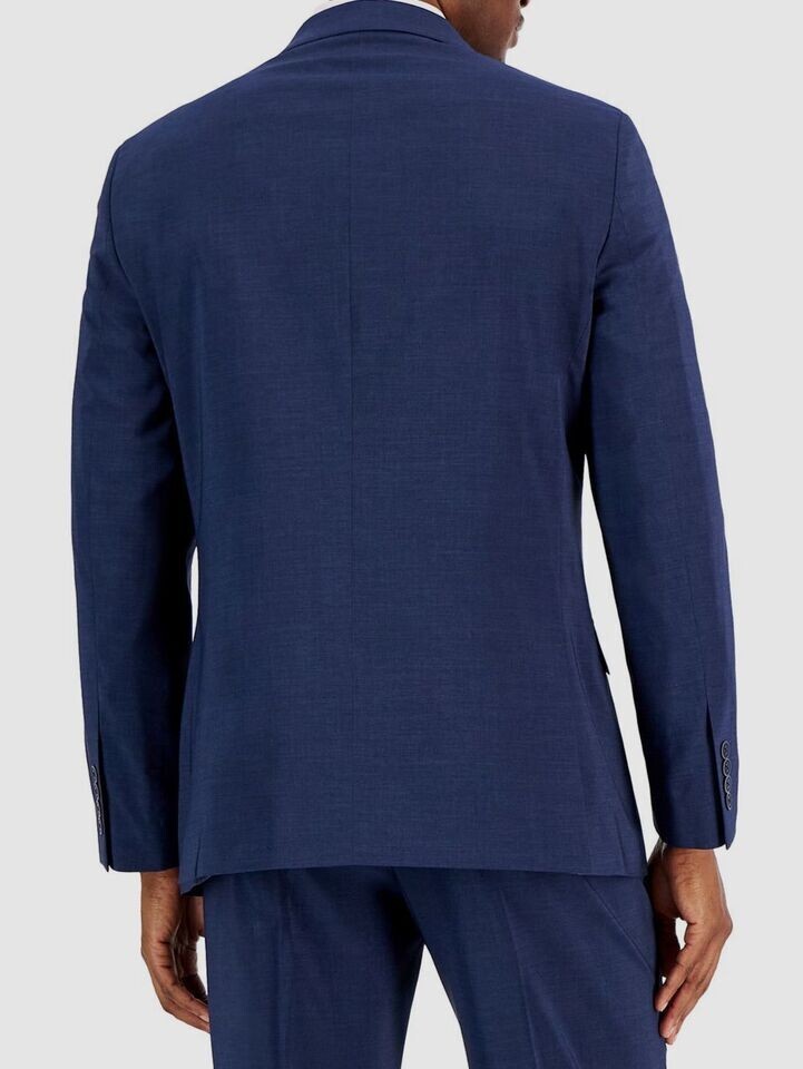 Nautica Men’s Modern-Fit Bi-Stretch Suit Jacket, Blue, Size 40R