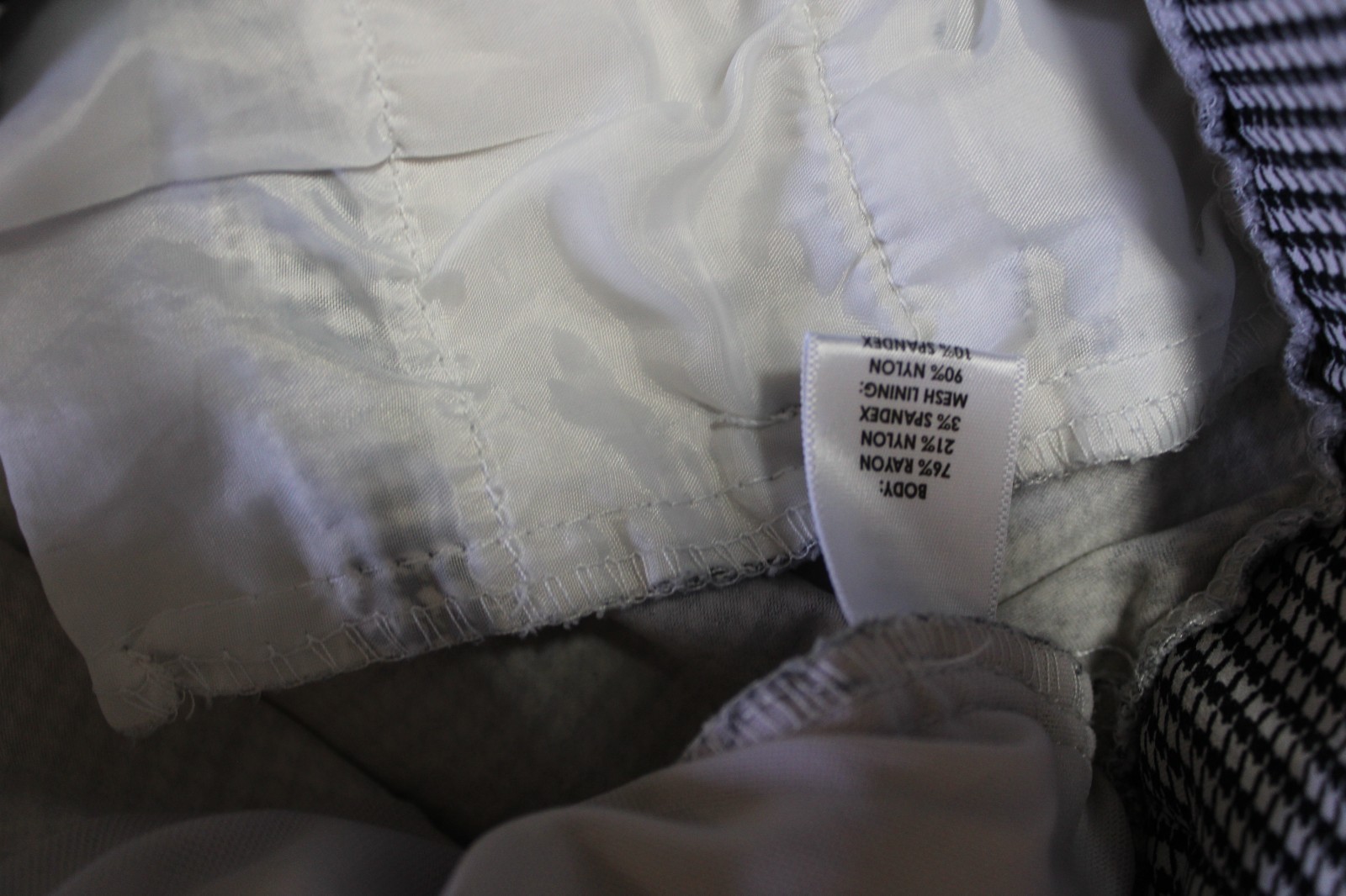 Kim Rogers Pants Womens Size 14 Checkered Black White
